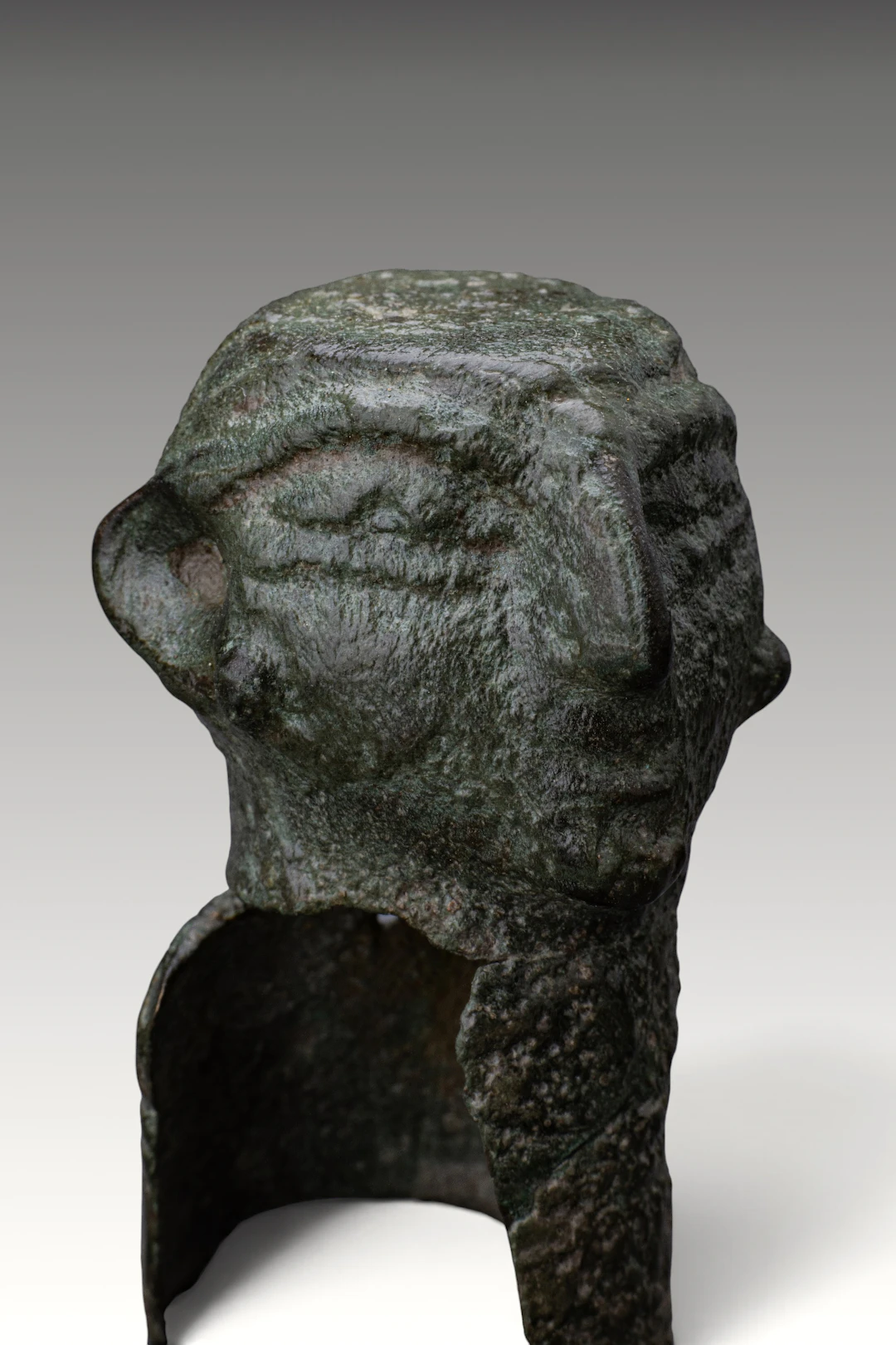CELTIC BRONZE ANTHROPOMORPHIC FITTING