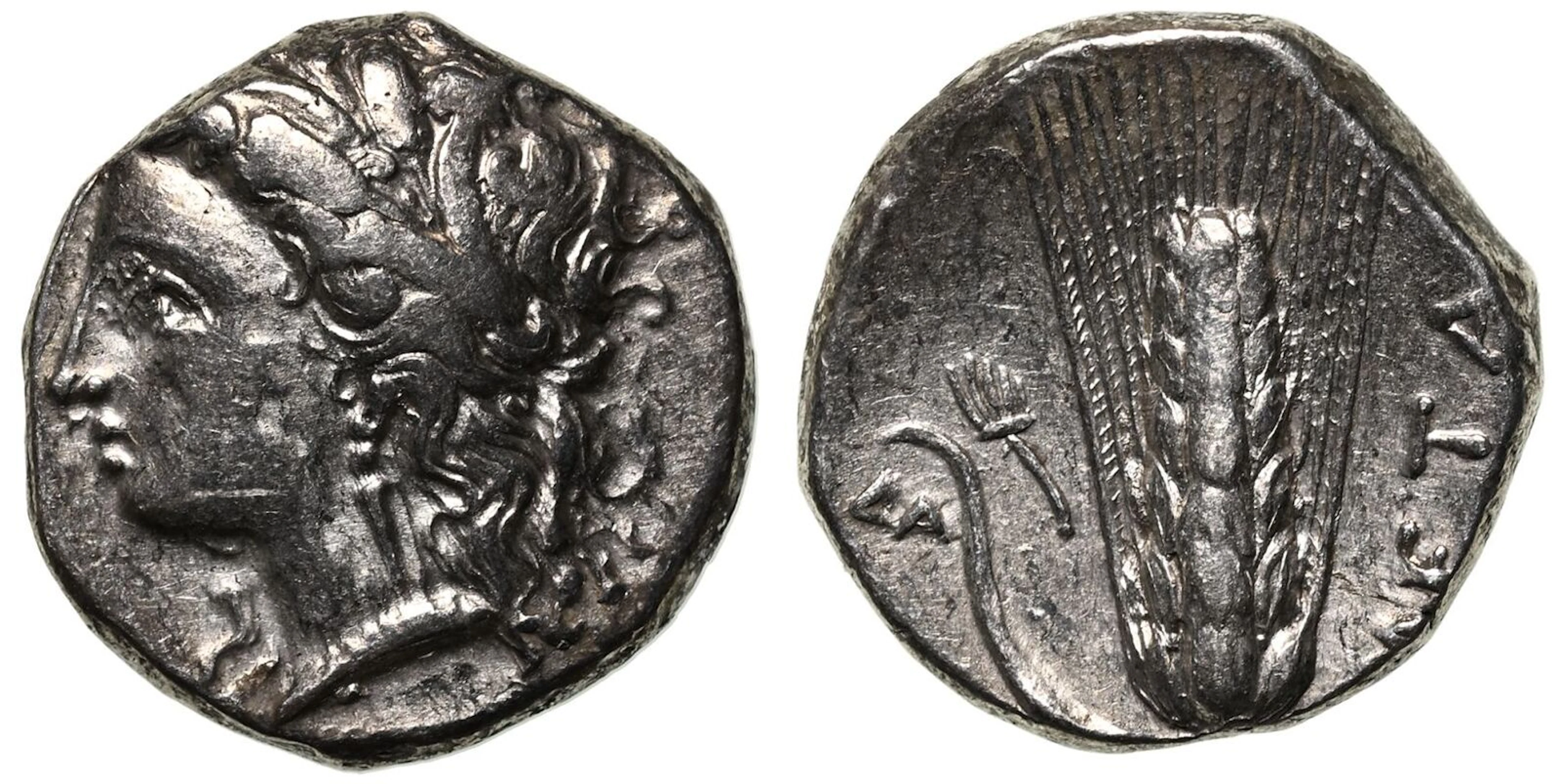 Lucania, Metapontion, AR Nomos