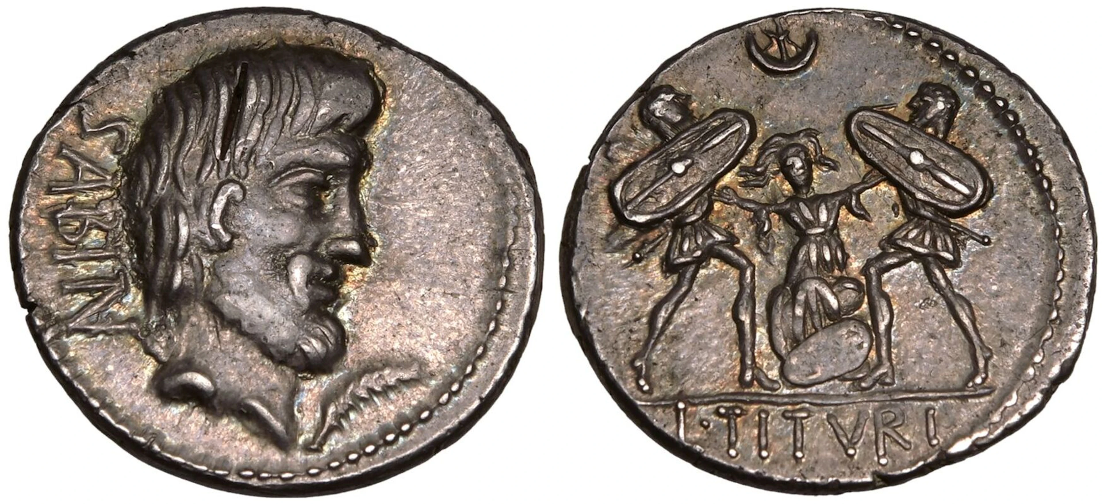L. Titurius L. f. Sabinus AR Denarius