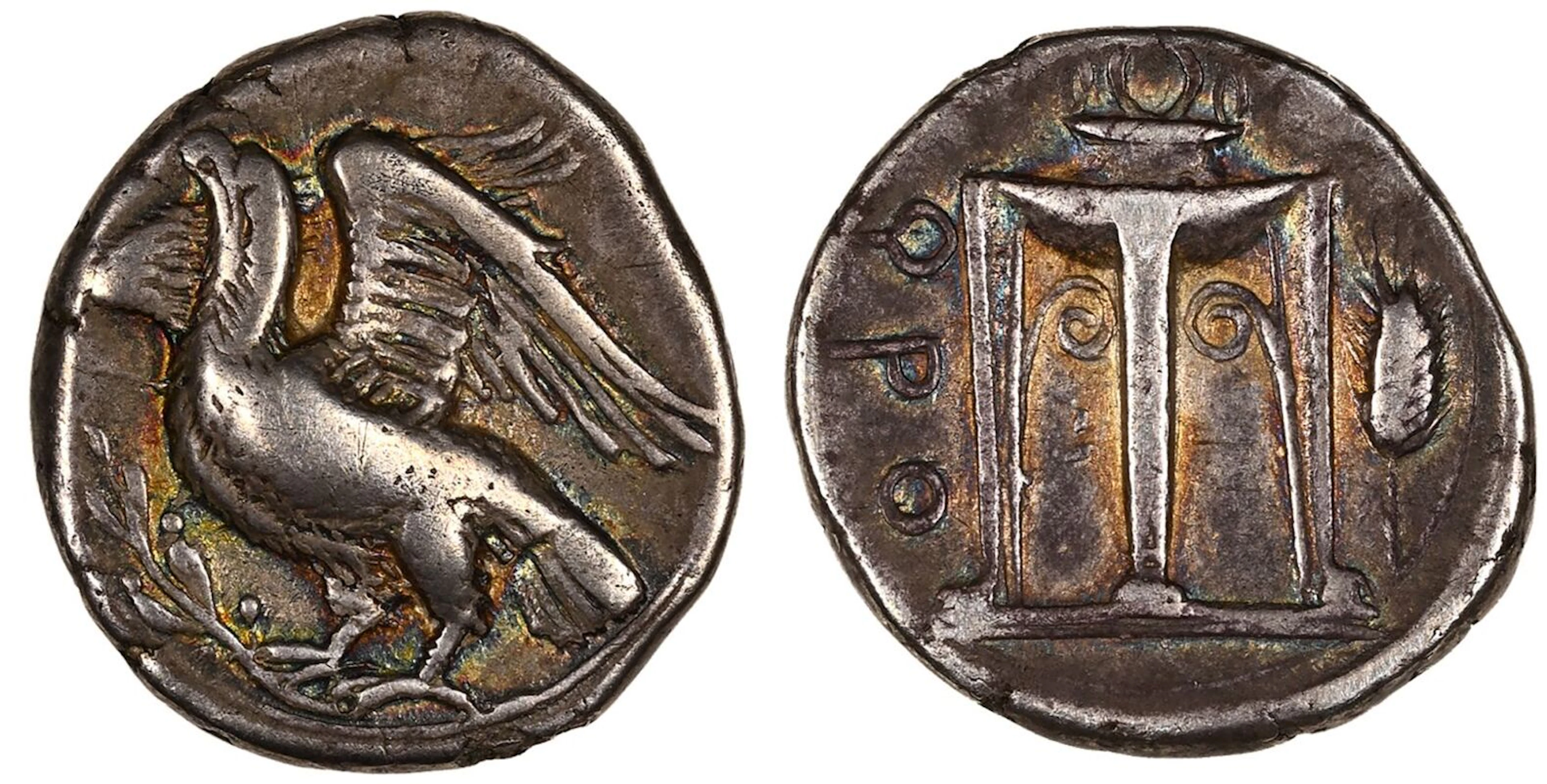 Bruttium, Kroton, AR Nomos