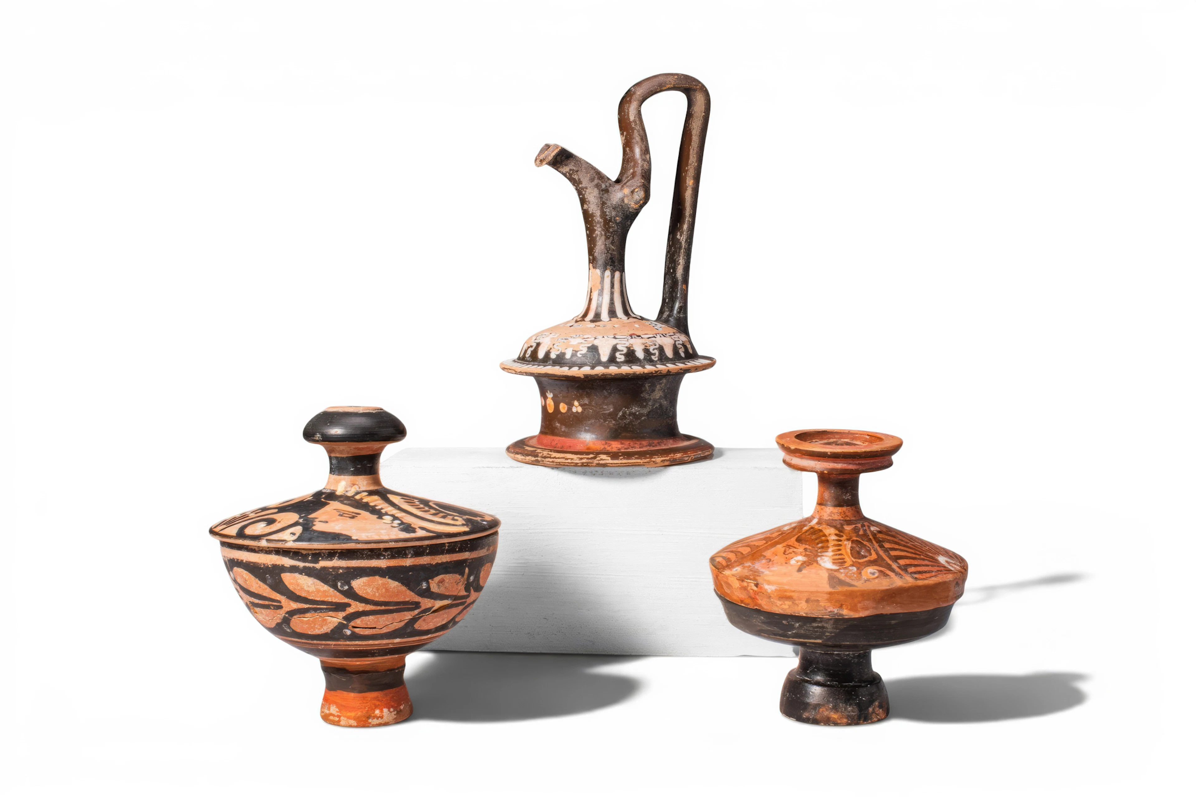 COLLECTION OF GREEK RED-FIGURE VESSELS