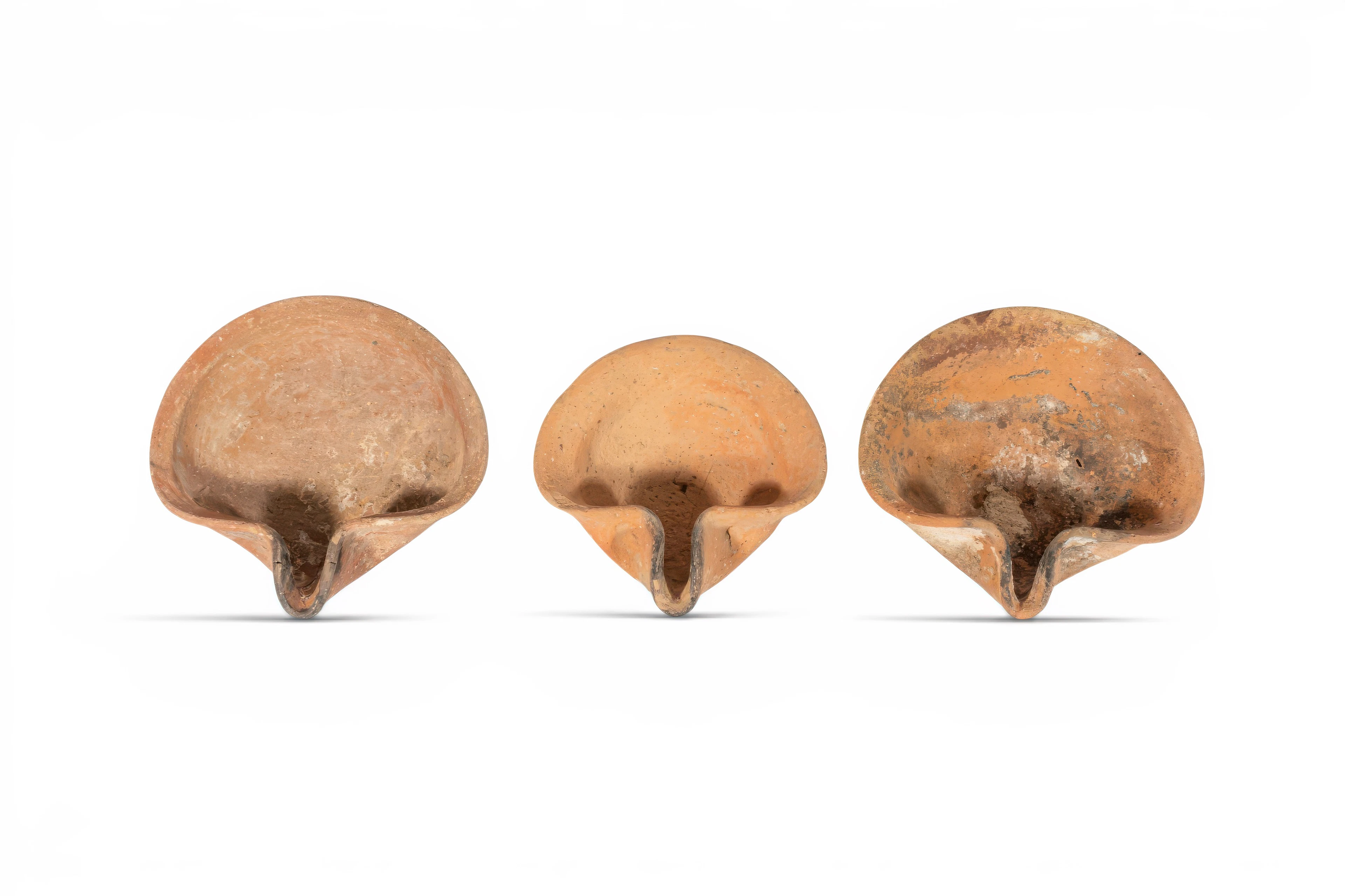 COLLECTION OF IRON AGE HOLY LAND TERRACOTTA OIL LAMPS
