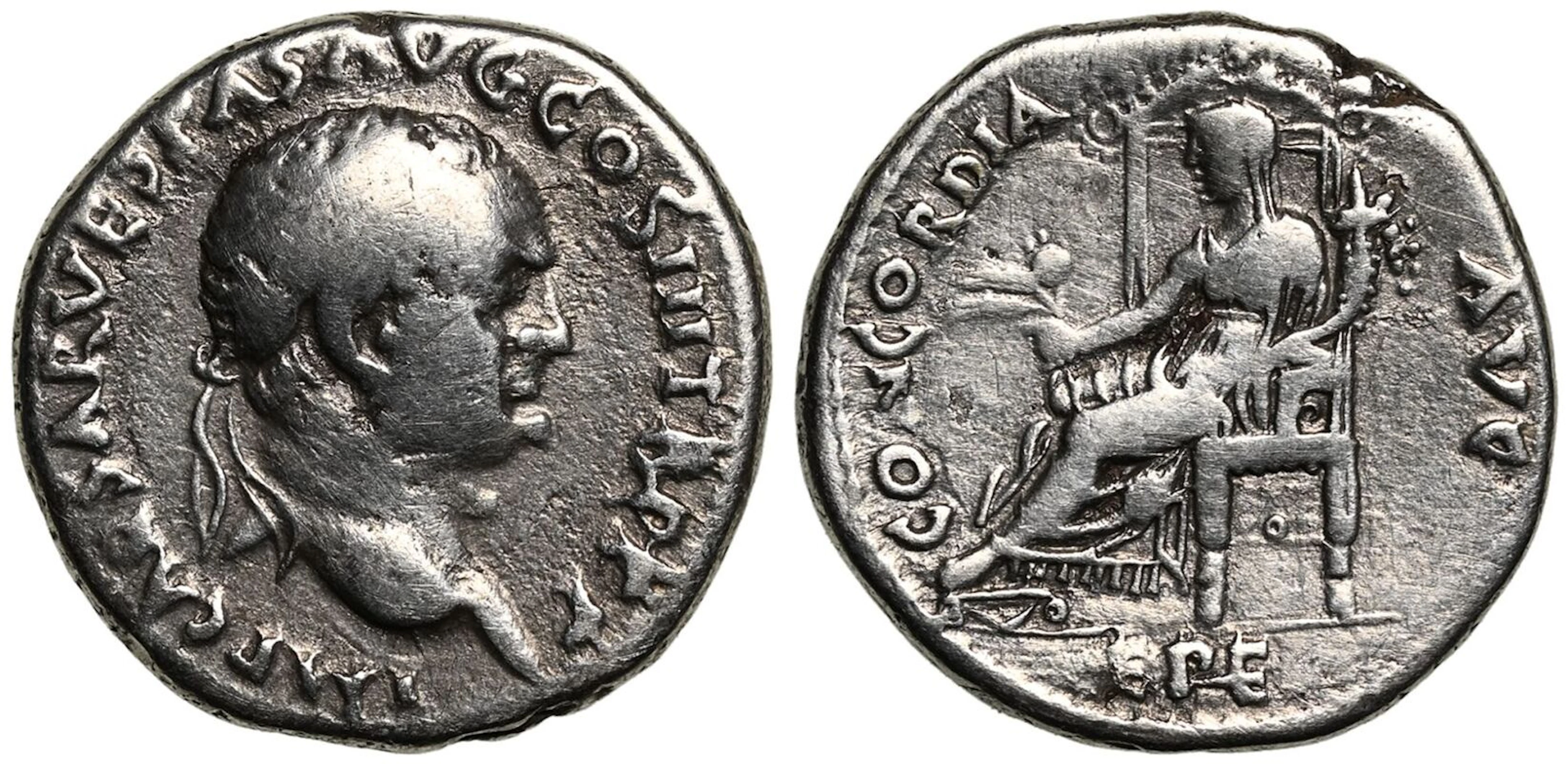 Vespasian AR Denarius