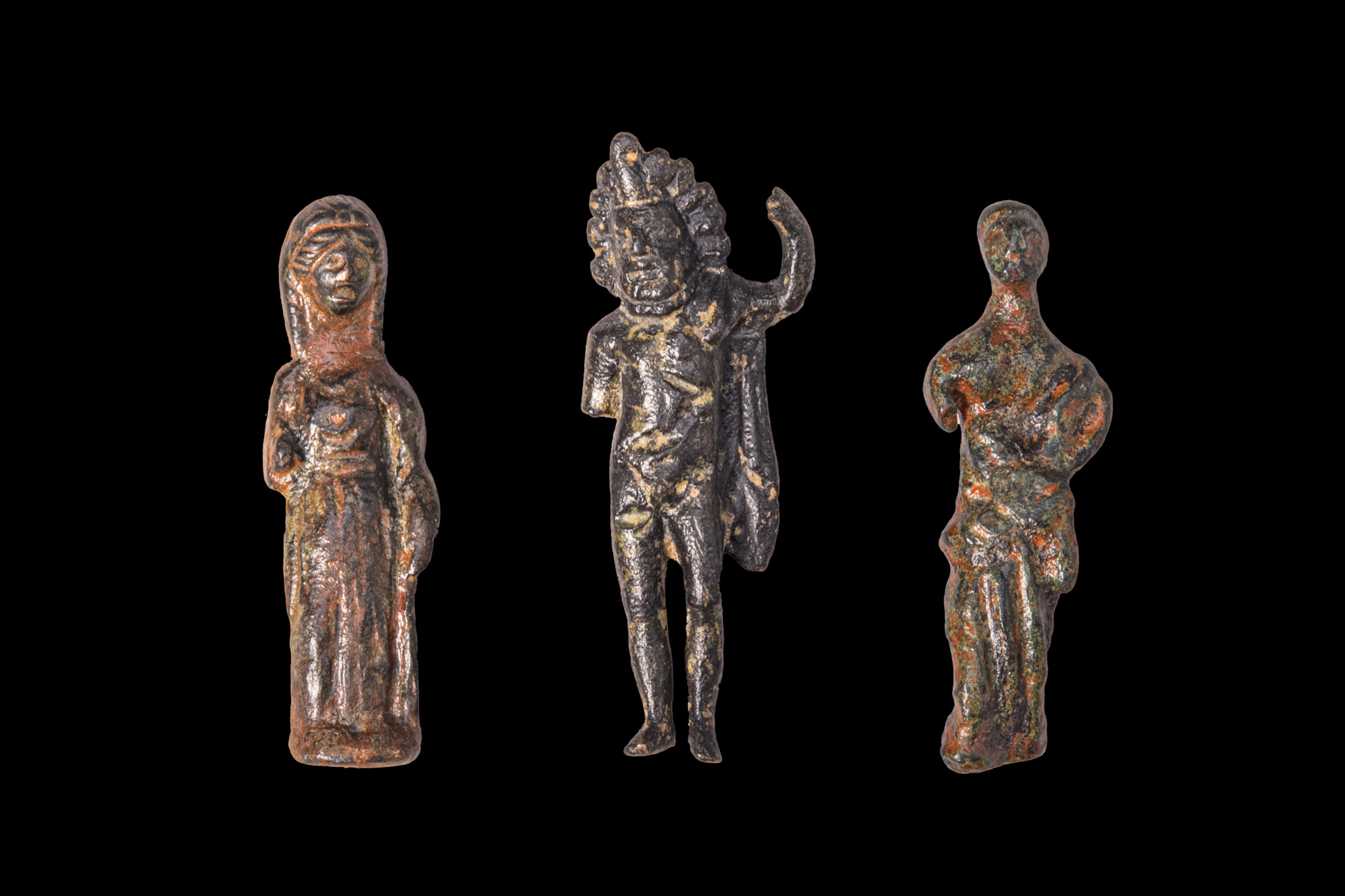 COLLECTION OF ROMAN BRONZE FIGURINES