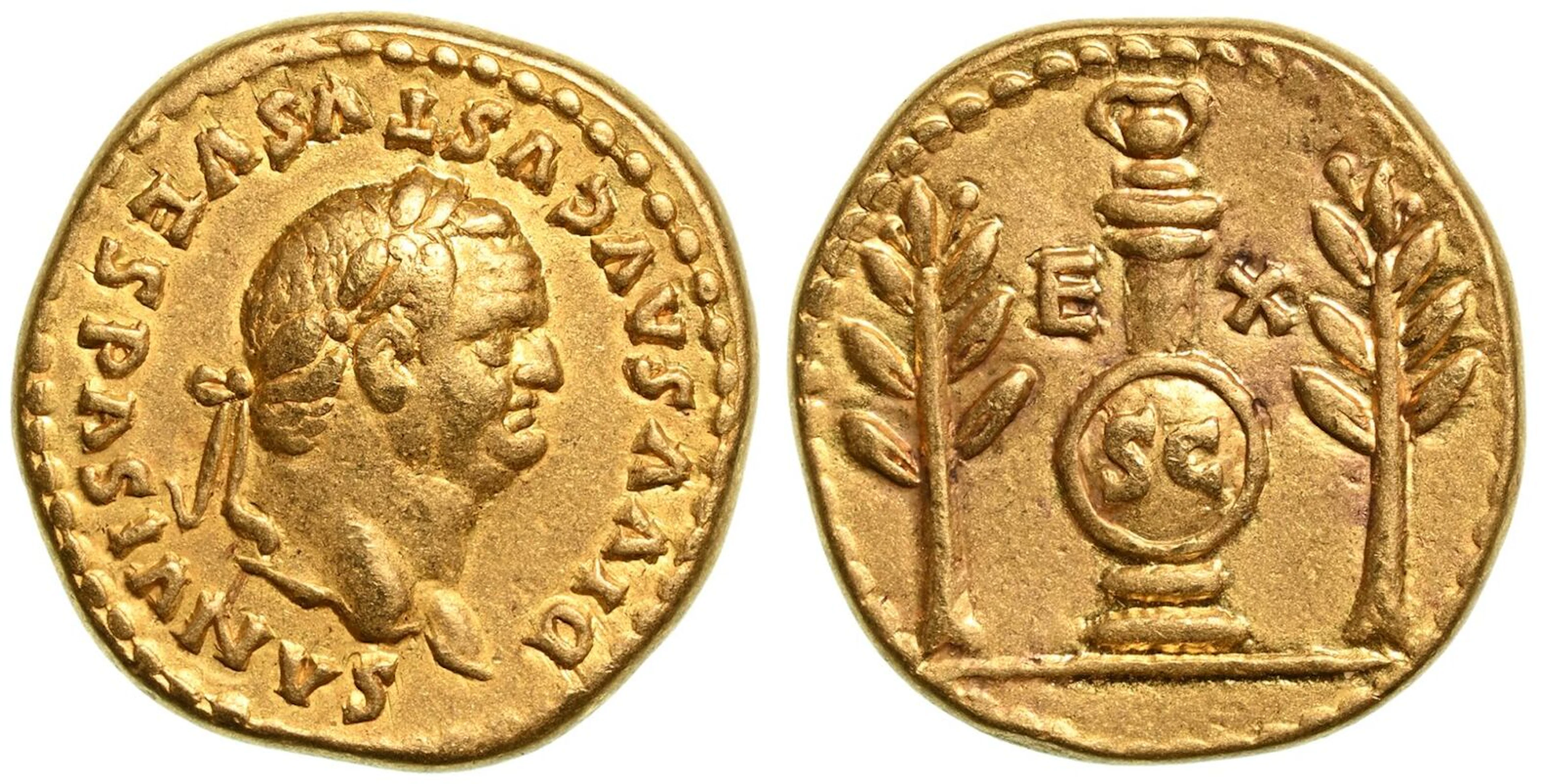 Divus Vespasian AV Aureus