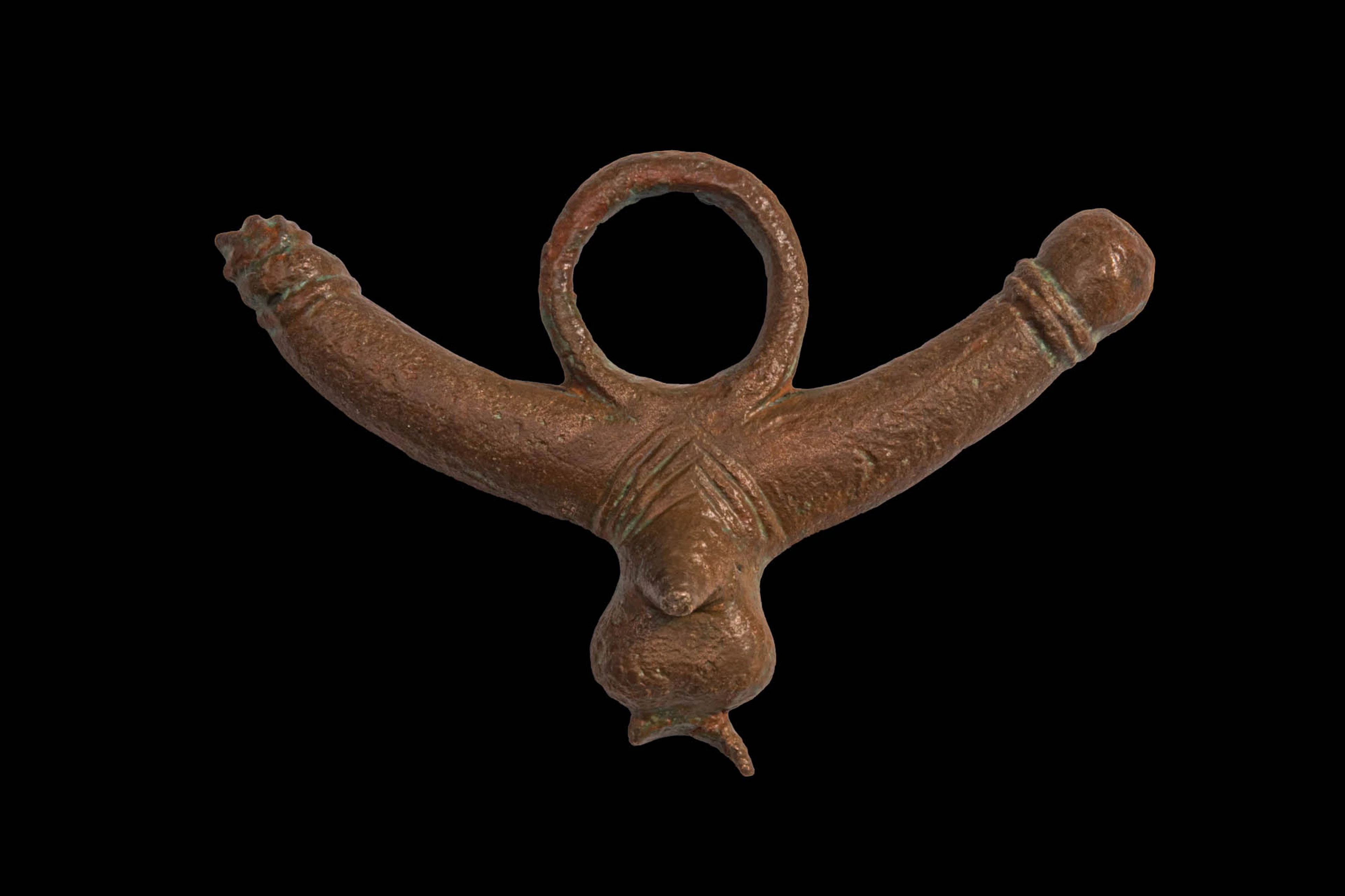 ROMAN BRONZE FERTILITY PENDANT