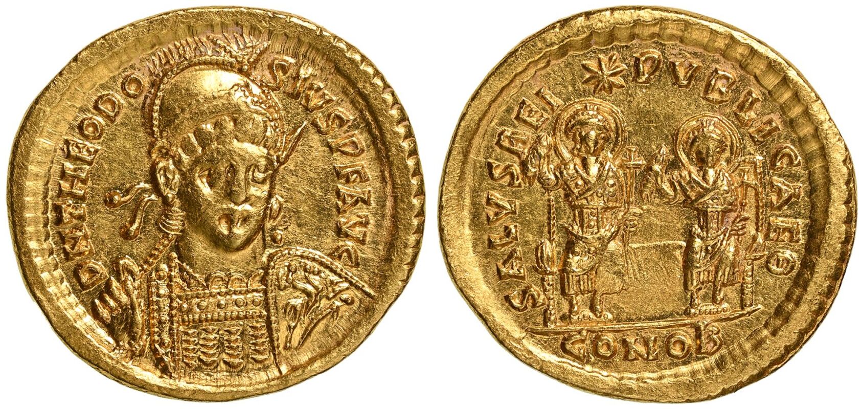 Theodosius II AV Solidus