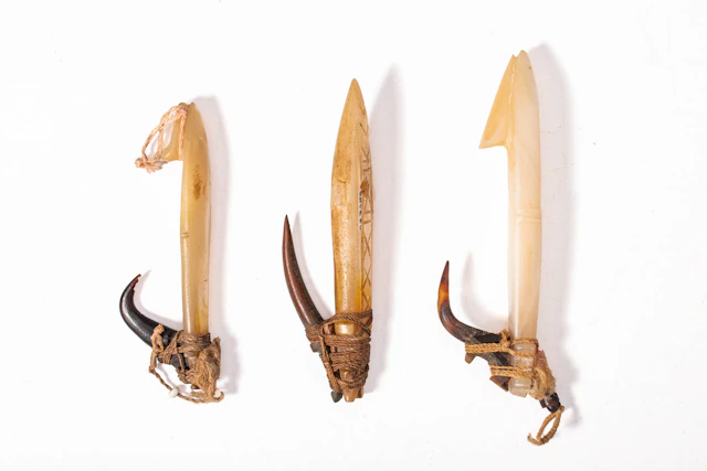 GROUP OF SOLOMON ISLANDS FISH HOOKS