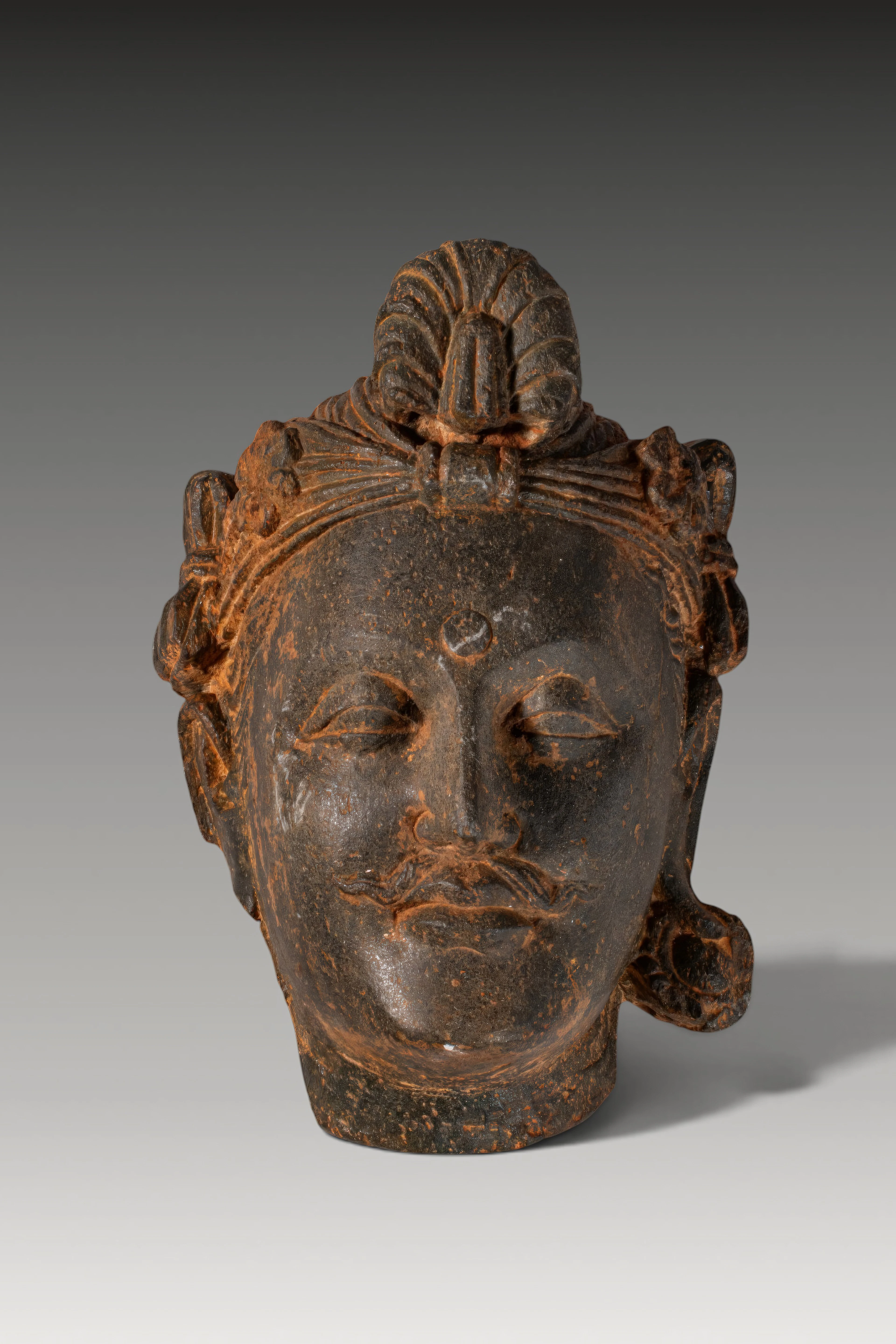 GANDHARAN STONE HEAD OF BUDDHA