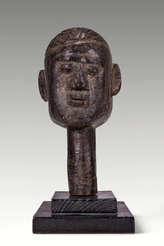 LOBI WOODEN GRAVE MARKER