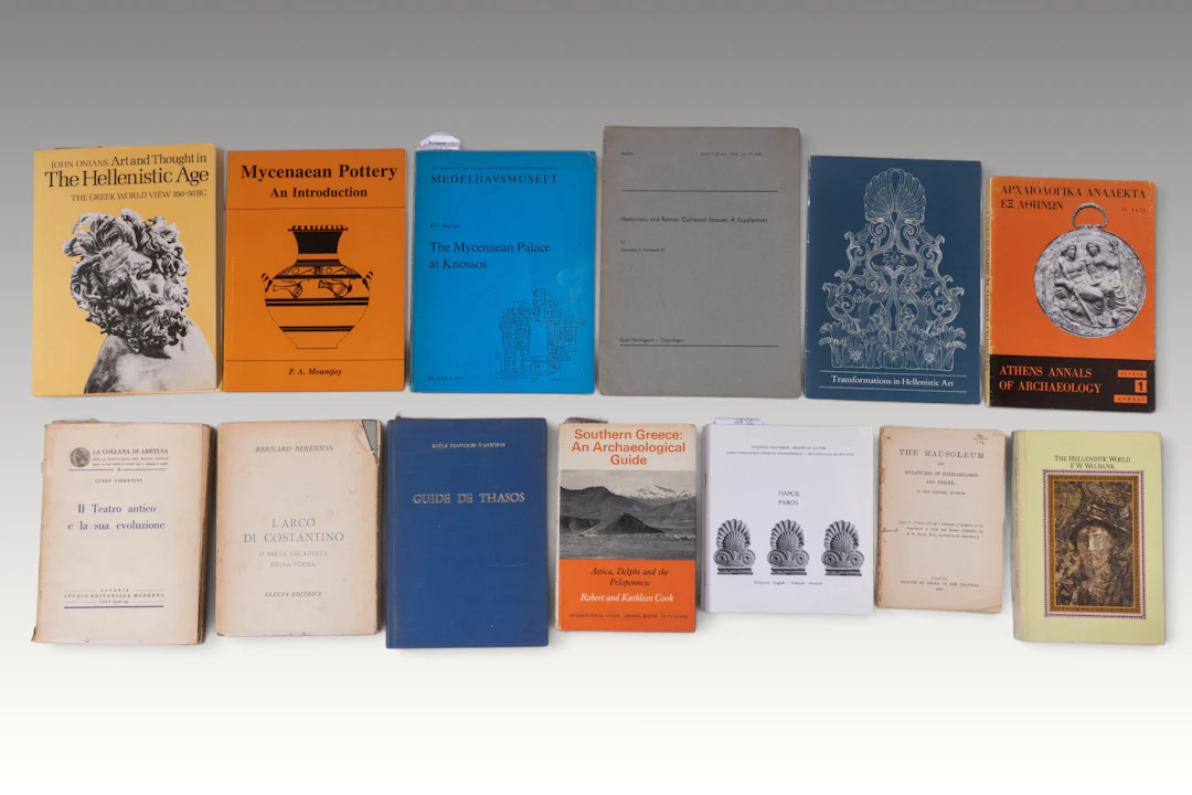 COLLECTION OF BOOKS ON GREEK ART