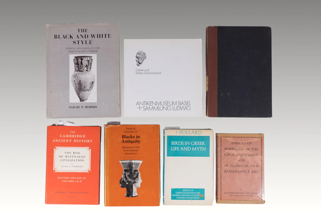 COLLECTION OF BOOKS ON CLASSICAL ART - EX LIBRARY OF ROBIN SIMS