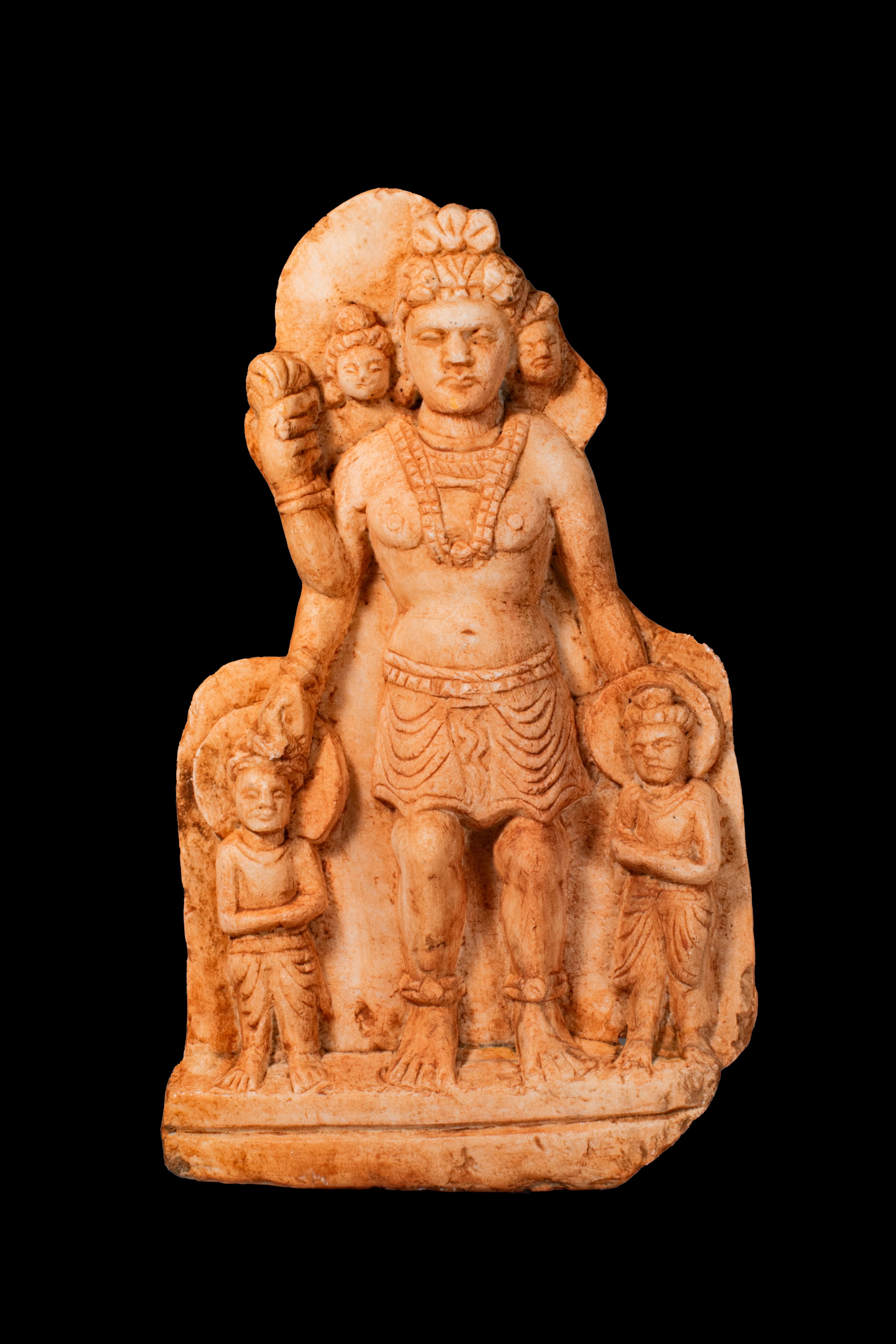 INDIAN SANDSTONE CARVING OF BUDDHA