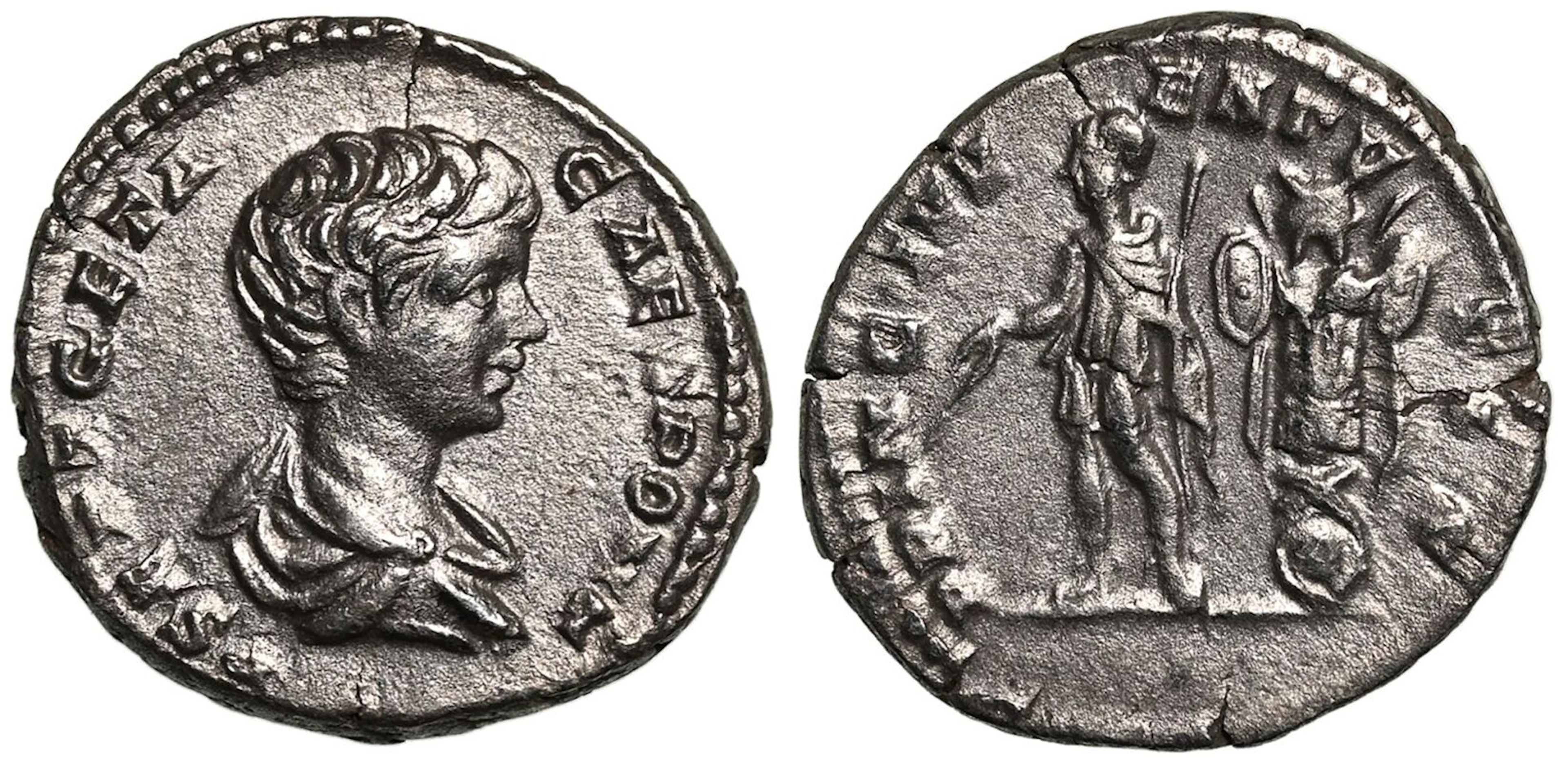 Geta (Caesar) AR Denarius