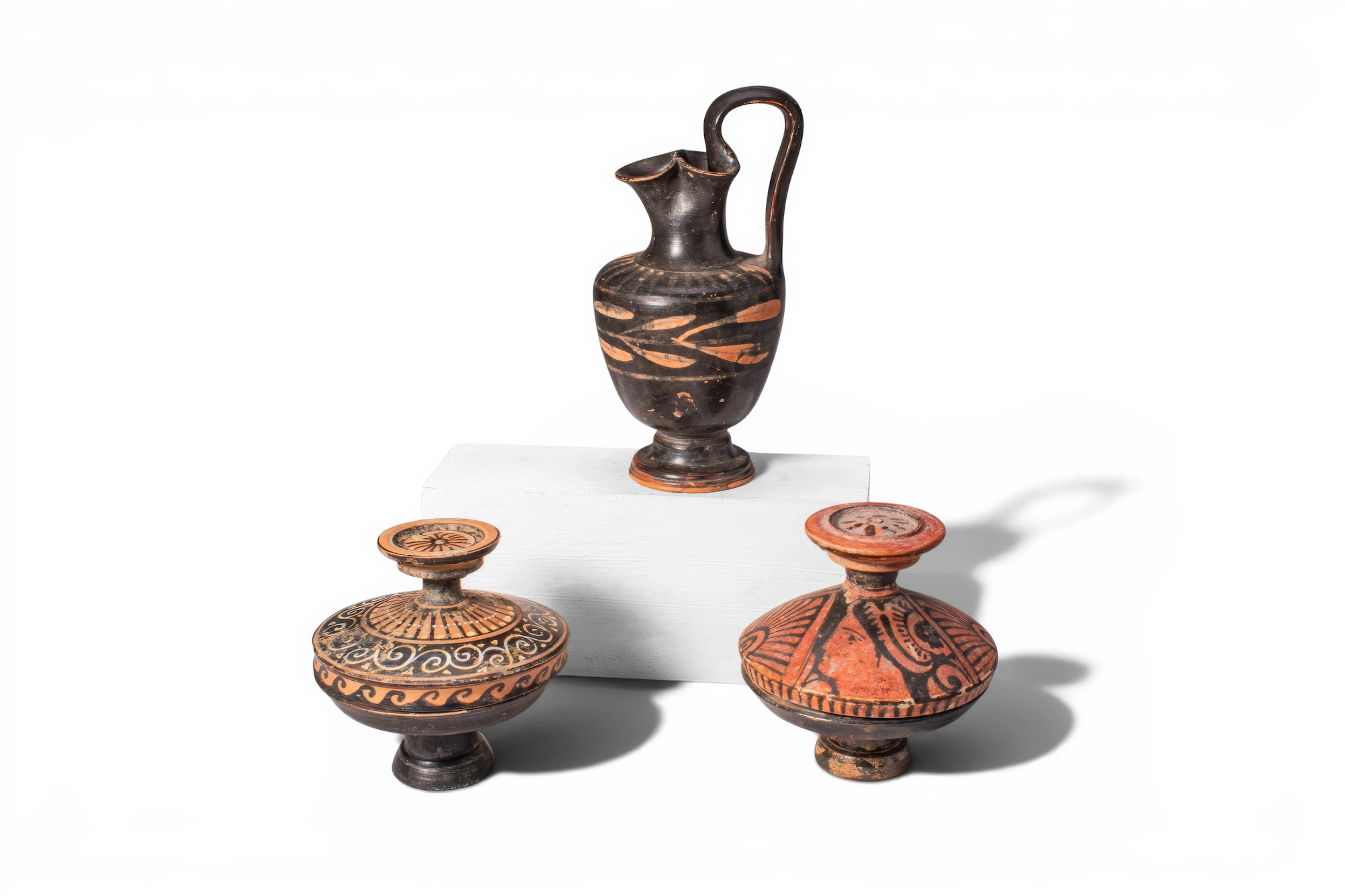 COLLECTION OF GREEK RED-FIGURE VESSELS