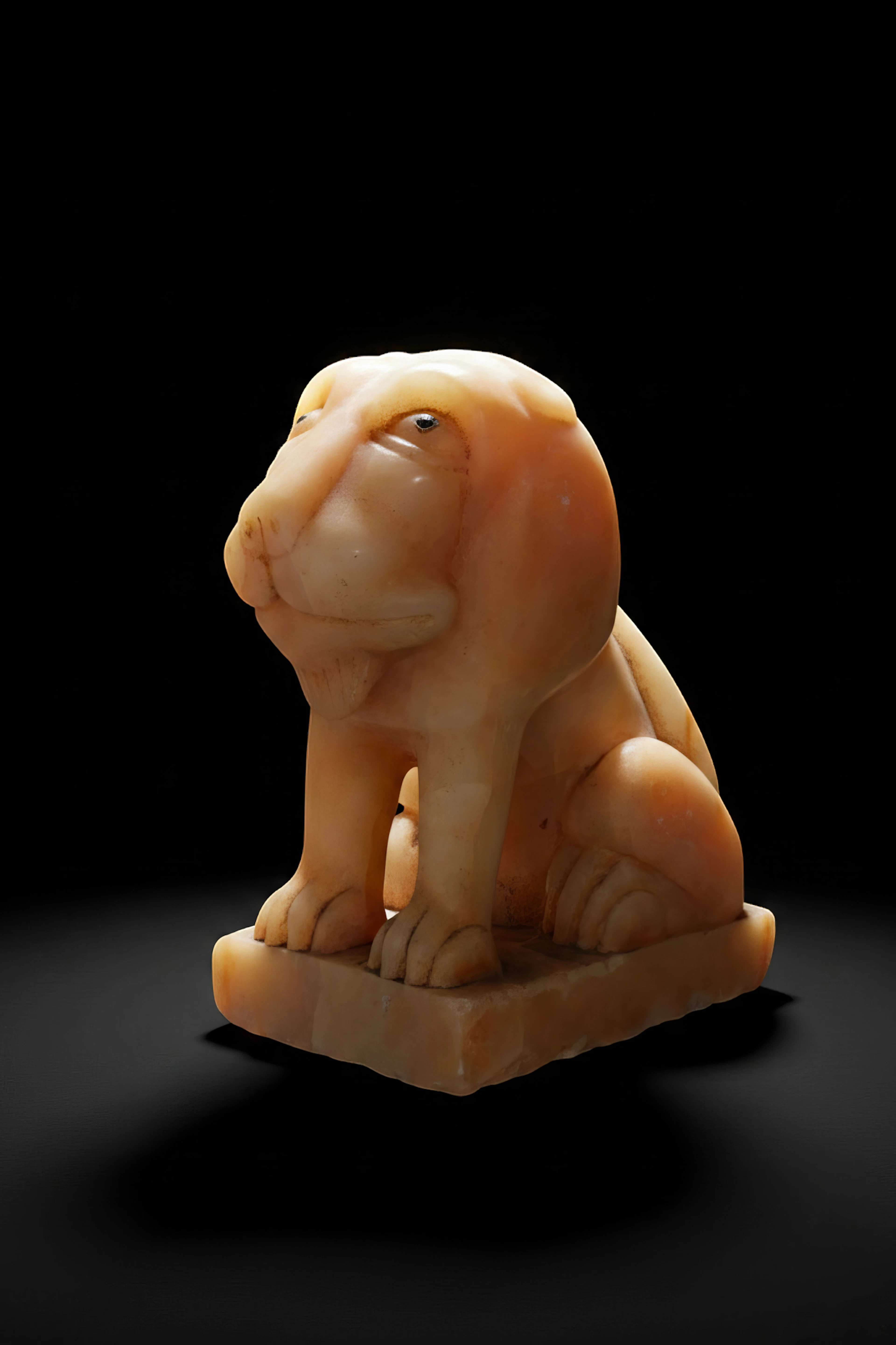 SOUTH ARABIAN ALABASTER LION