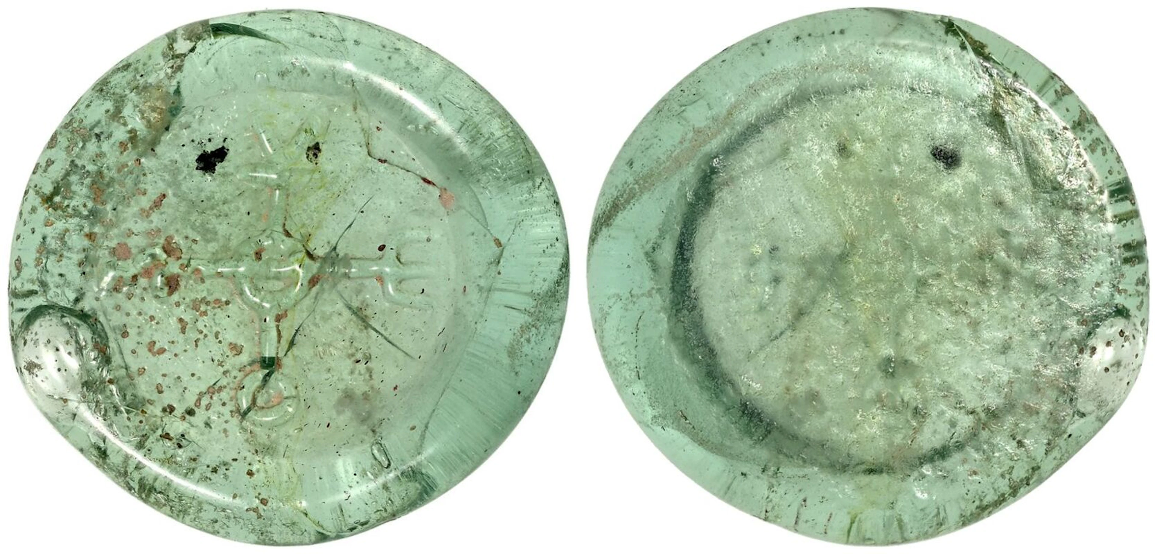 Byzantine Empire Glass Weight of 1 Dirham