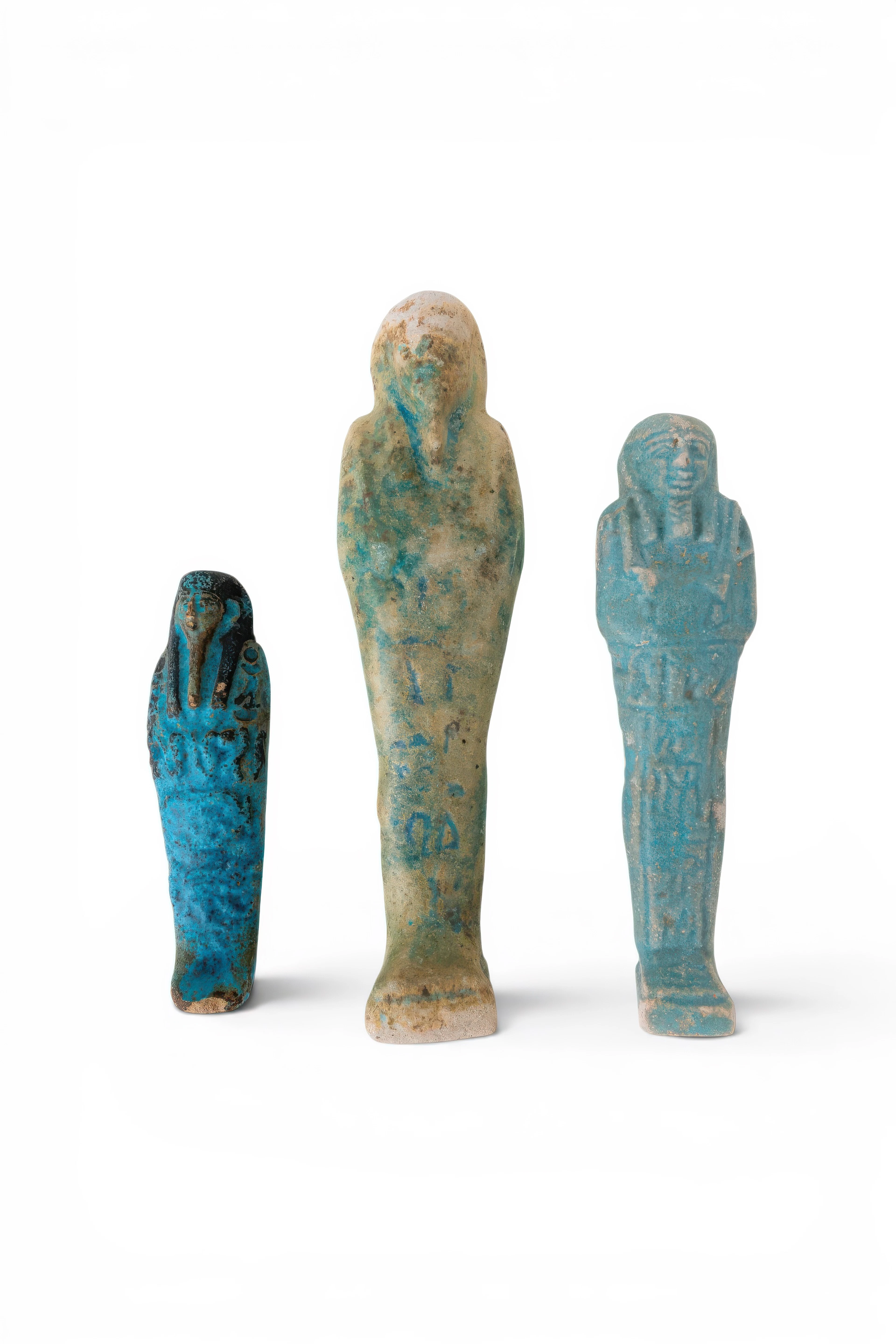 COLLECTION OF EGYPTIAN FAIENCE USHABTIS