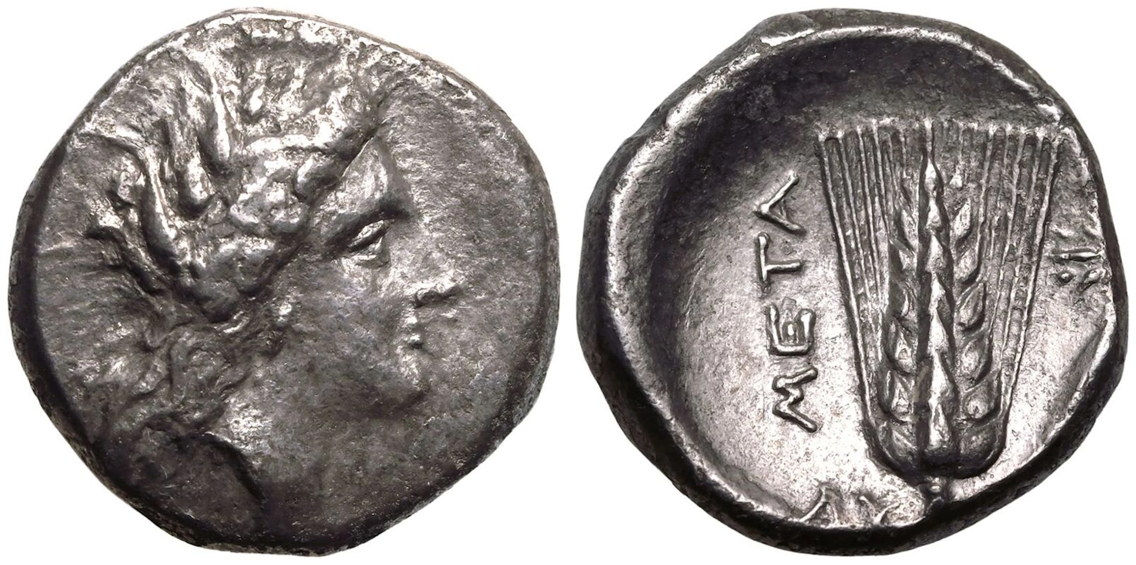 Lucania, Metapontion, AR Nomos