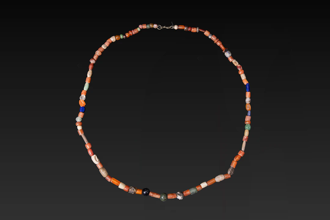 ROMAN STONE AND GLASS NECKLACE