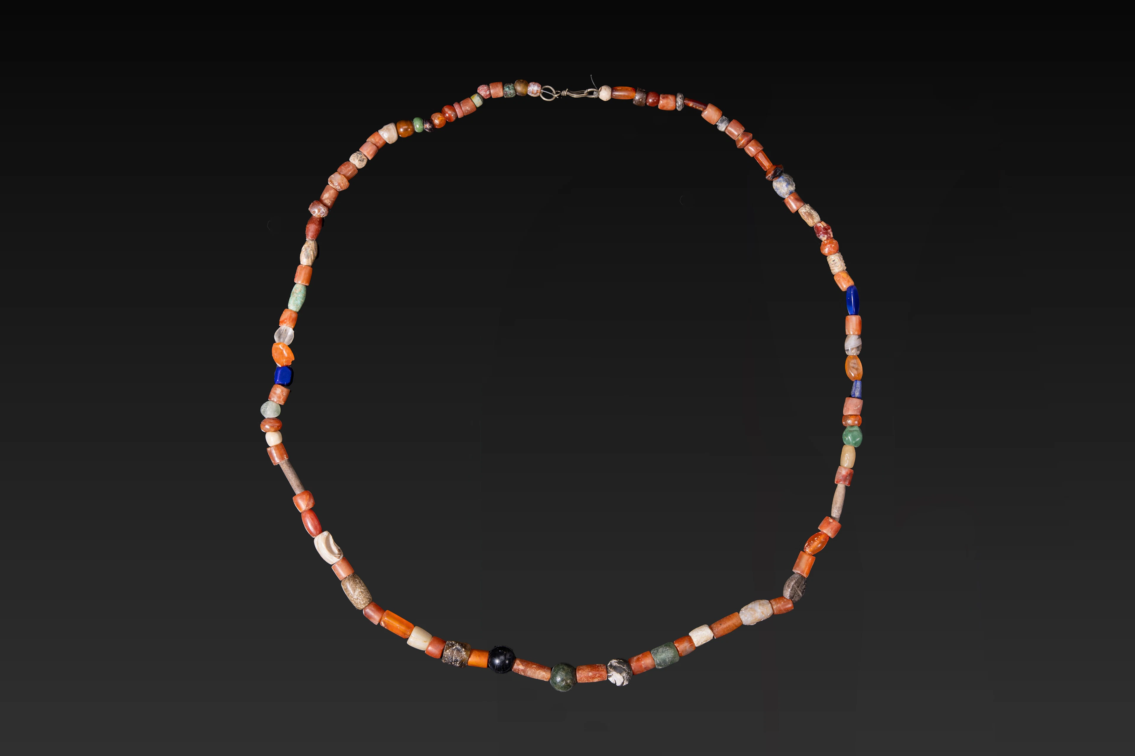 ROMAN STONE AND GLASS NECKLACE