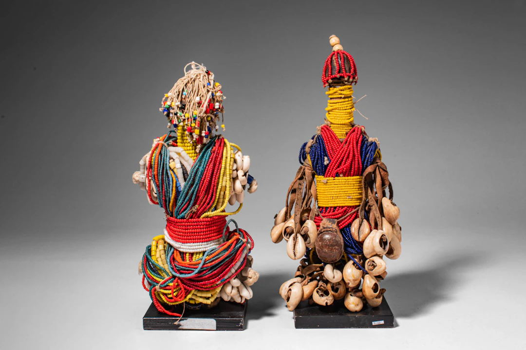 TWO NAMJI DOLLS