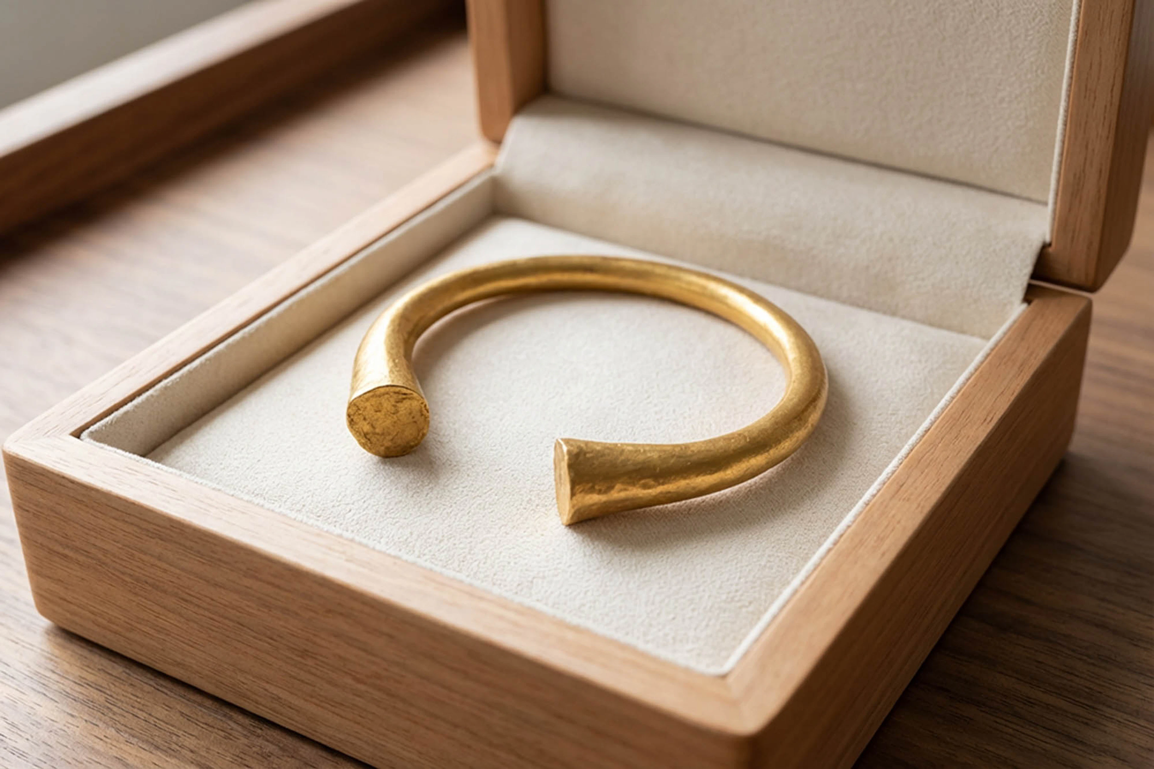 VERY HEAVY GREEK SOLID HIGH KARAT 92G GOLD BRACELET
