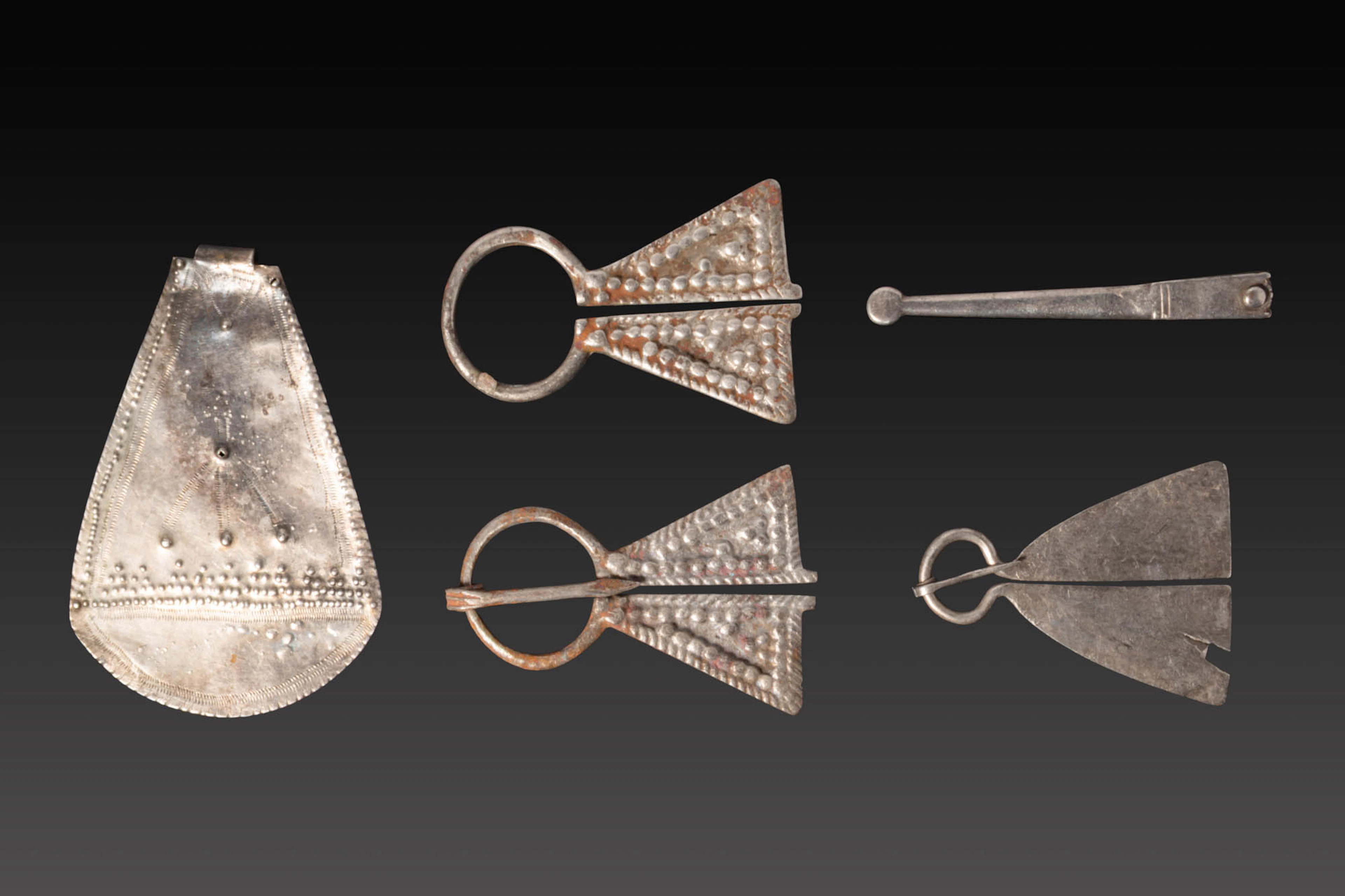 COLLECTION OF VIKING SILVER OBJECTS