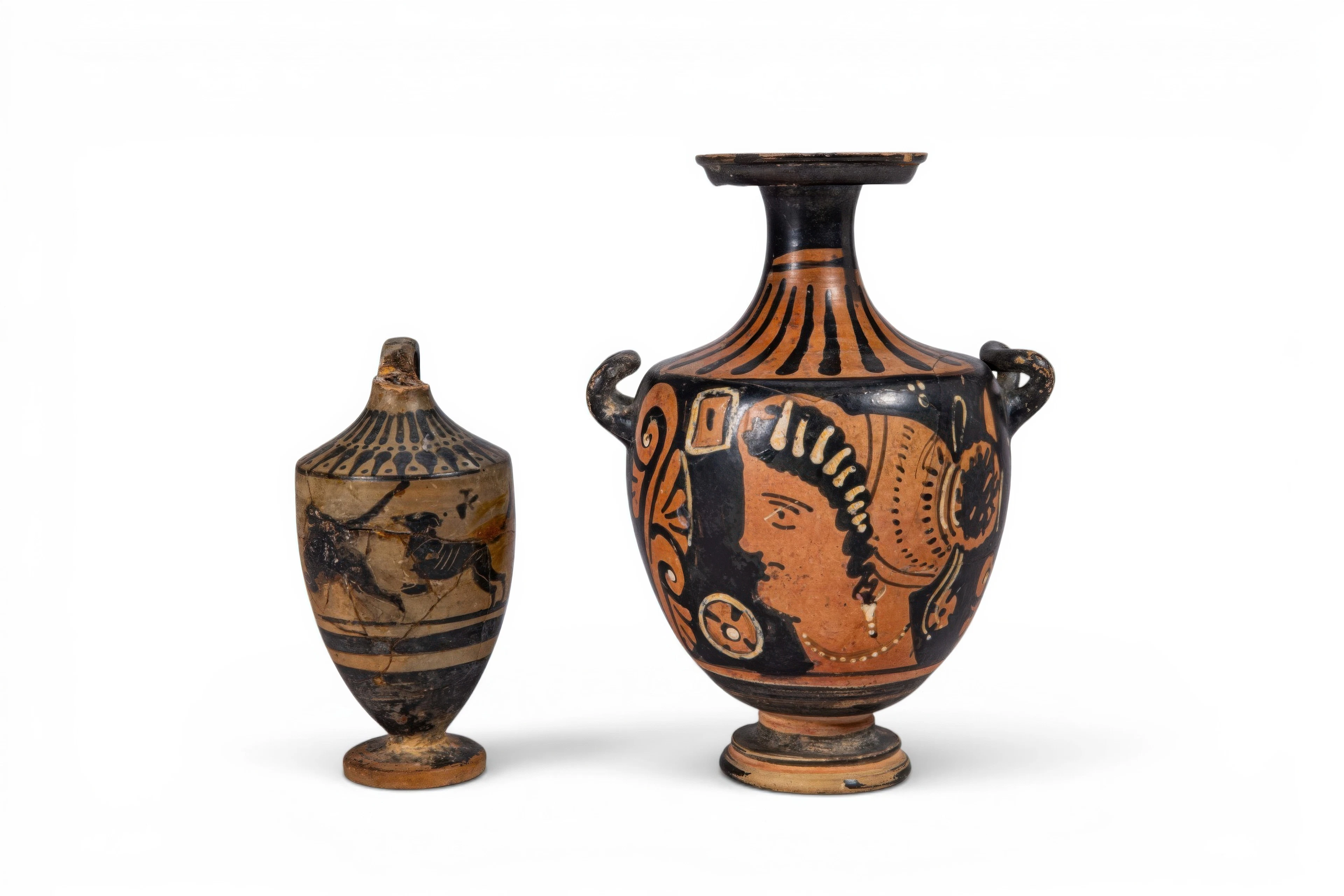 PAIR OF GREEK AND APULIAN VESSELS