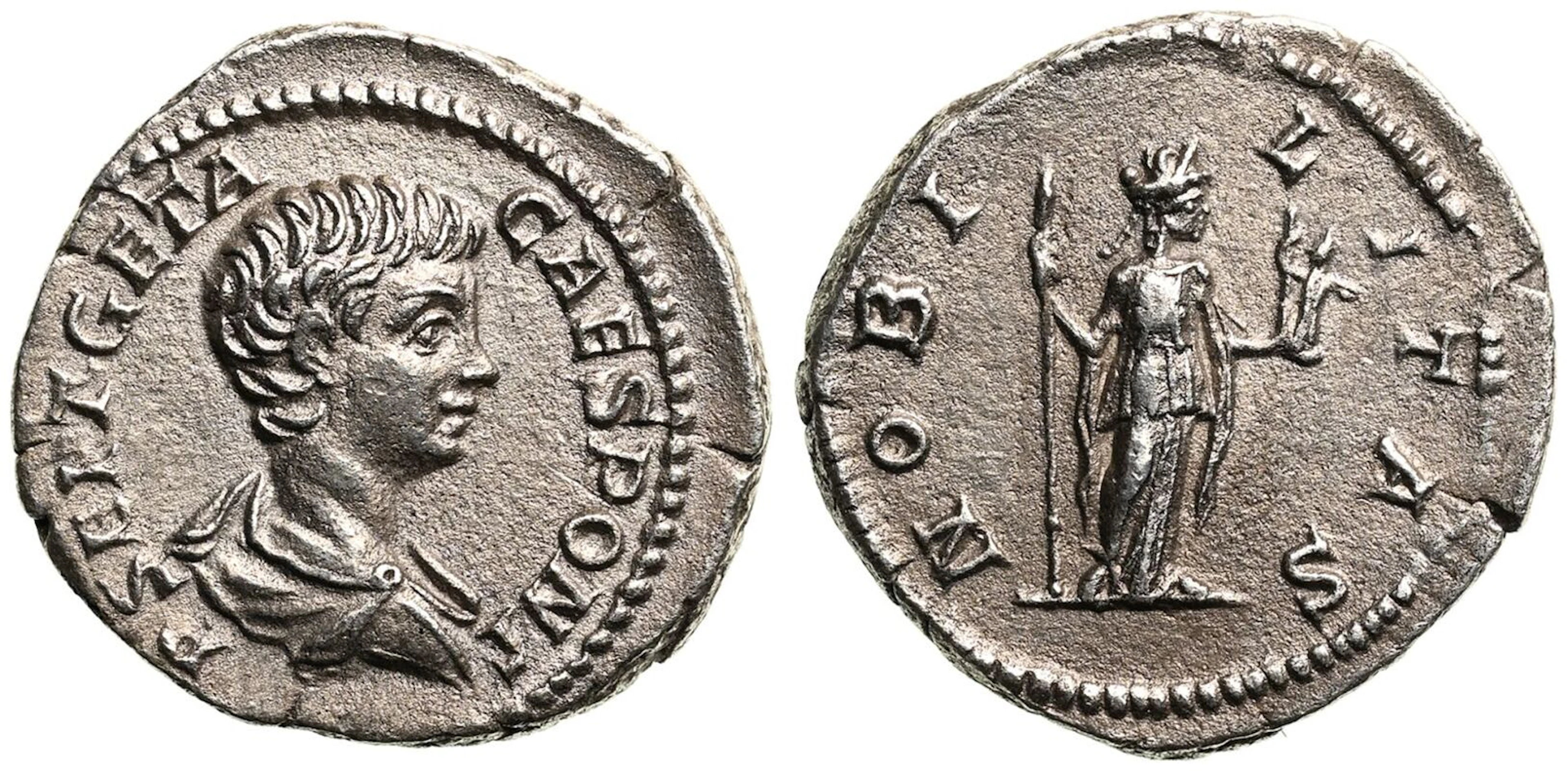 Geta (Caesar) AR Denarius