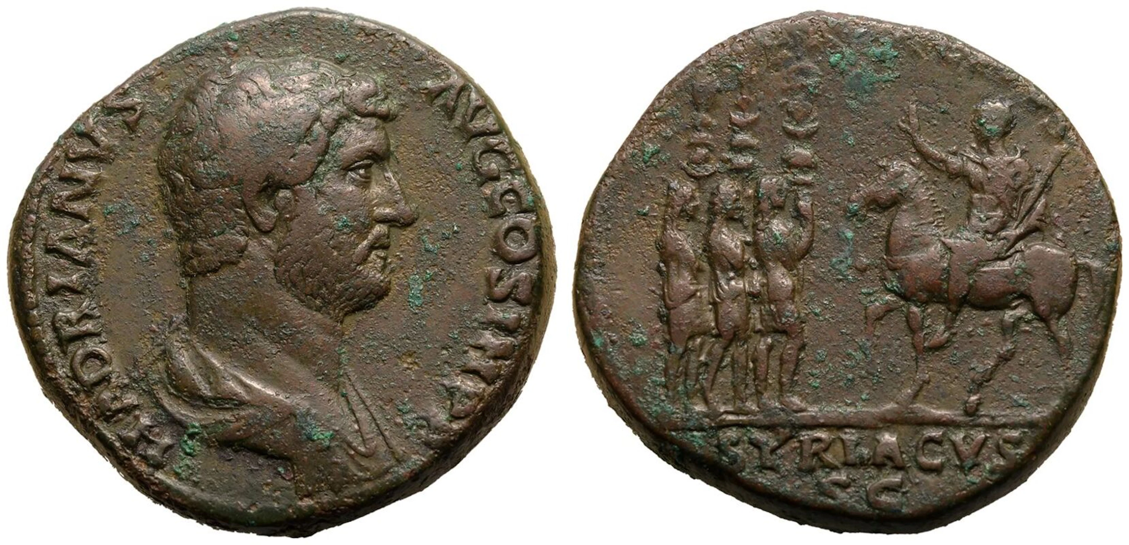 Hadrian Æ Sestertius