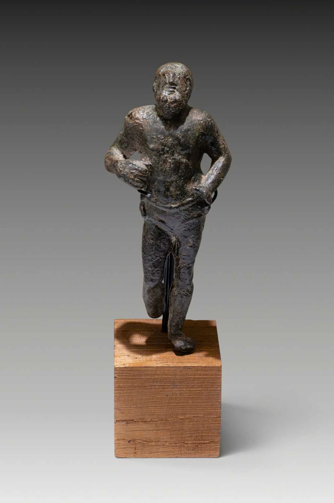 RARE ROMAN BRONZE BOXER FIGURINE