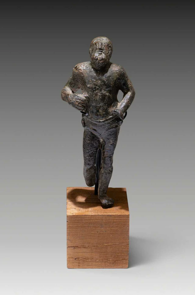 RARE ROMAN BRONZE BOXER FIGURINE