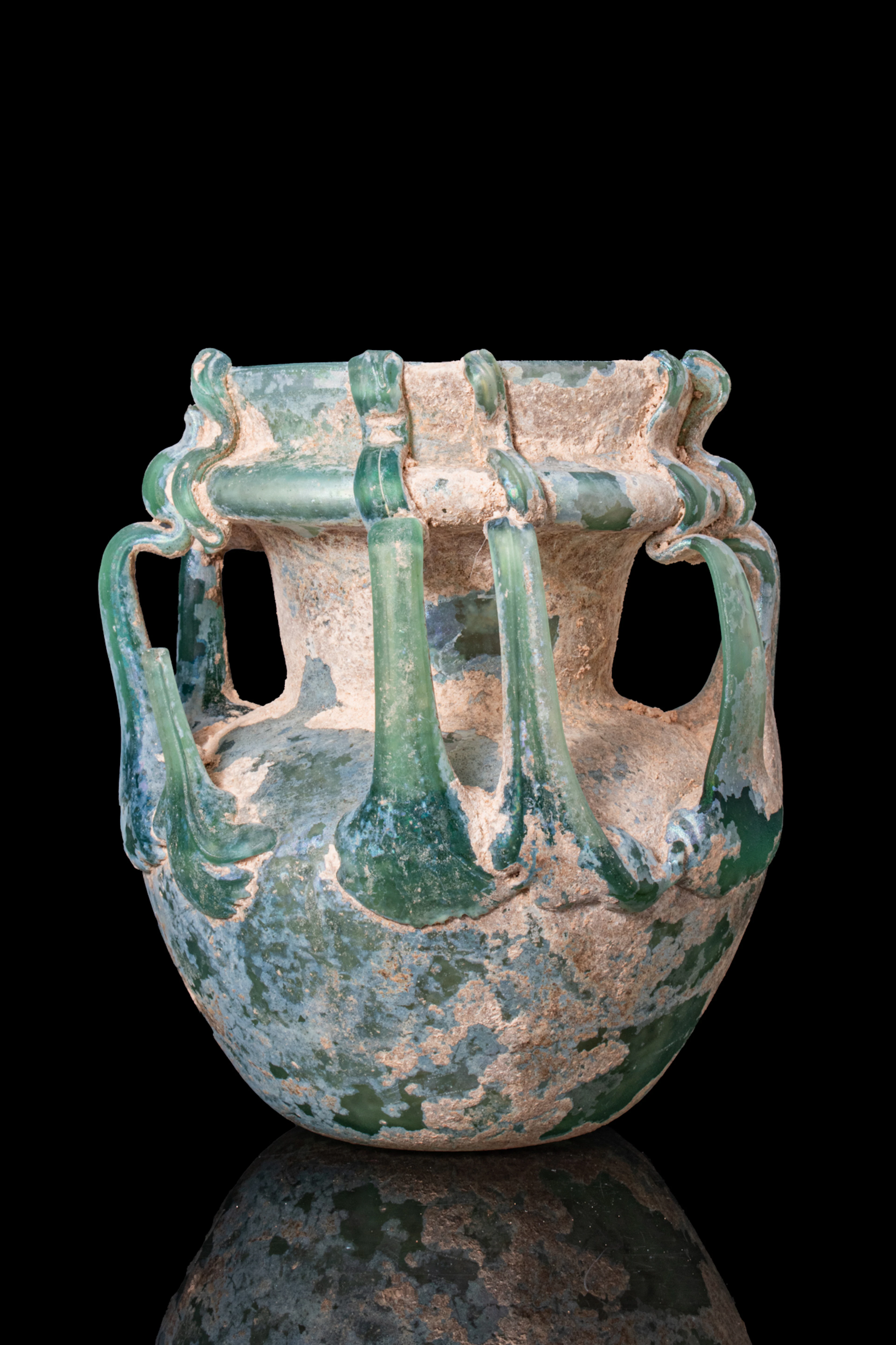 LATE ROMAN GLASS FLASK