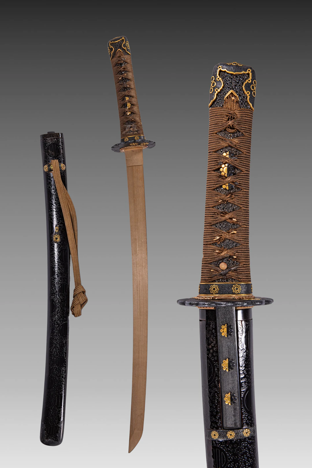 JAPANESE KATANA WITH WOODEN BLADE