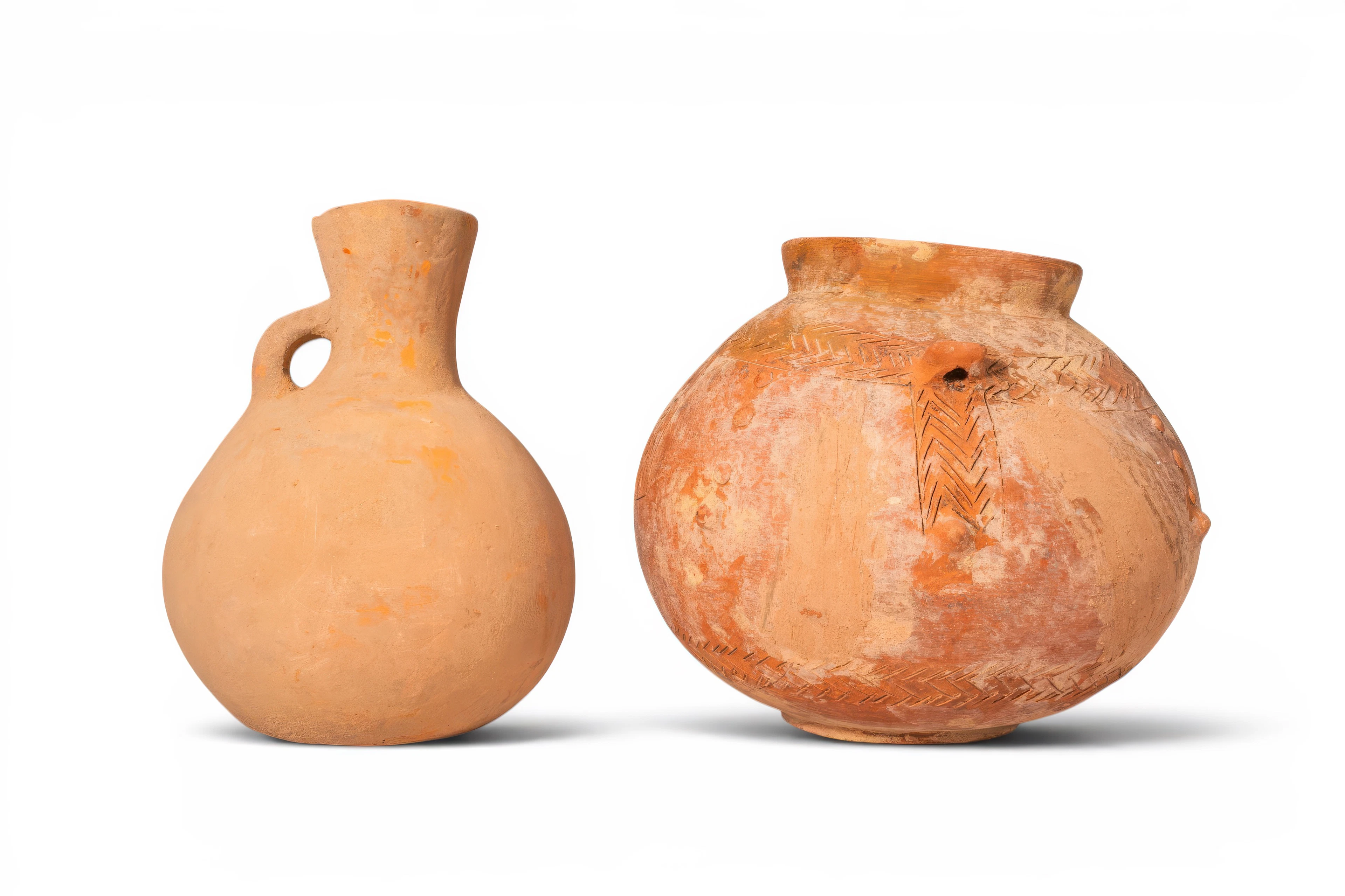 PAIR OF CYPRIOT TERRACOTTA VESSELS