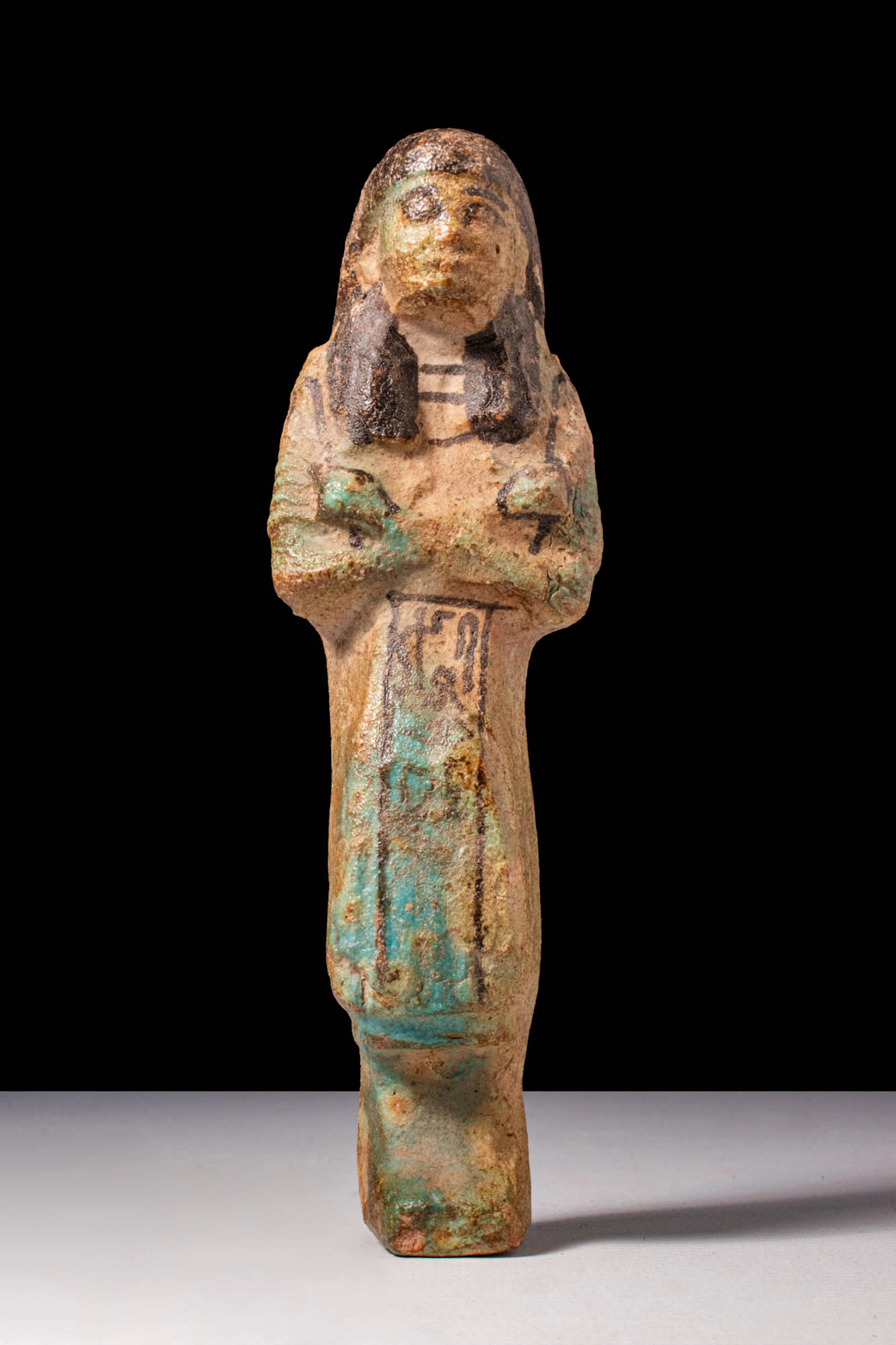 EGYPTIAN FAIENCE USHABTI OF ANONYMOUS