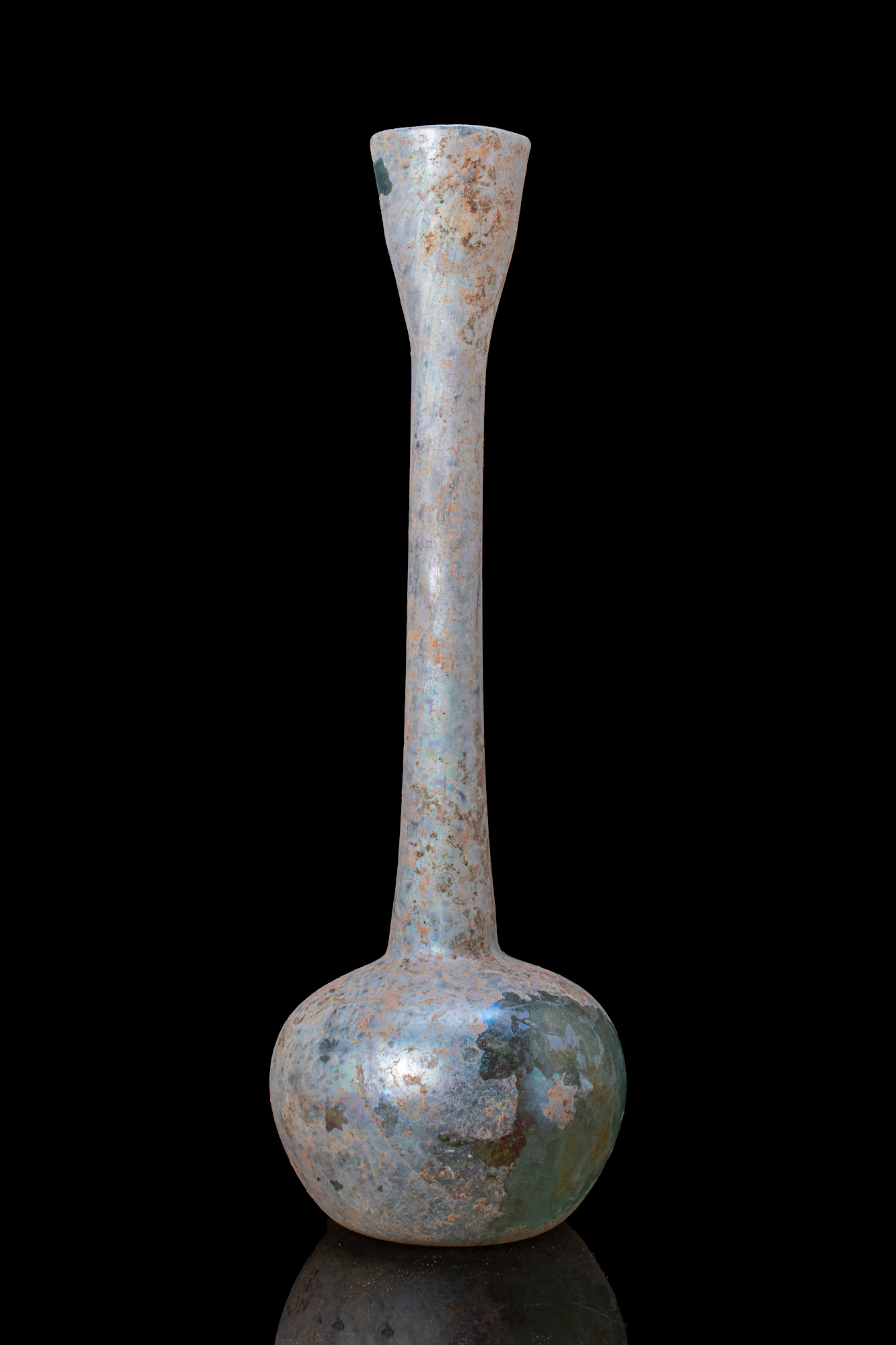 LARGE ROMAN GLASS FLASK