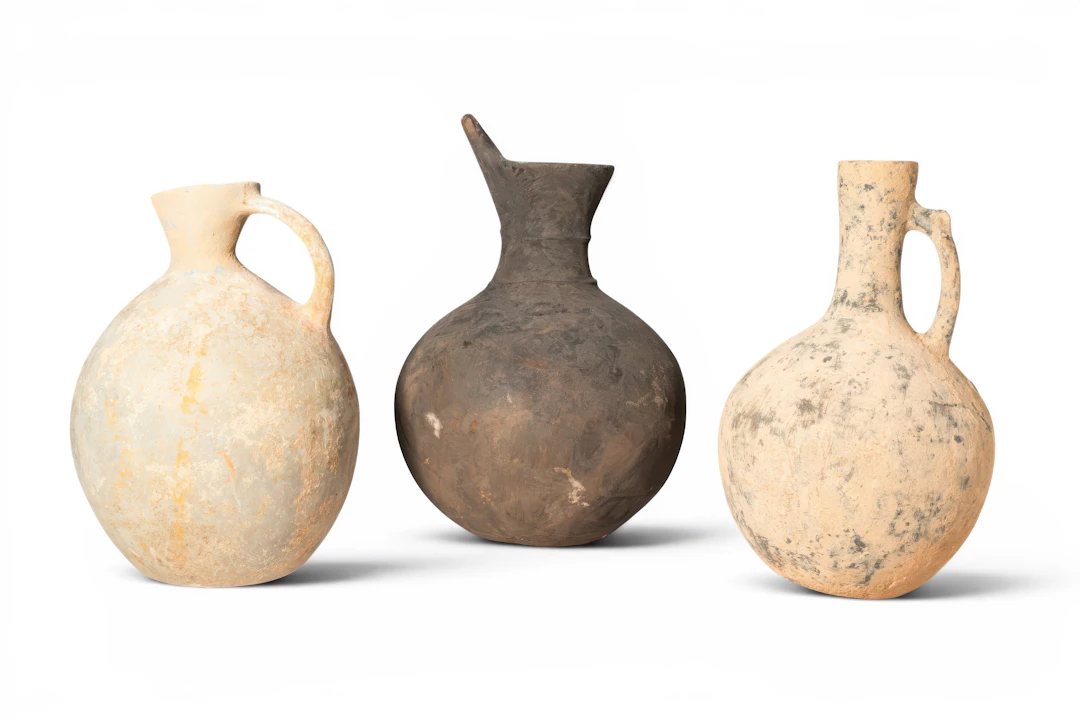 COLLECTION OF CYPRIOT ARCHAIC TERRACOTTA JUGS