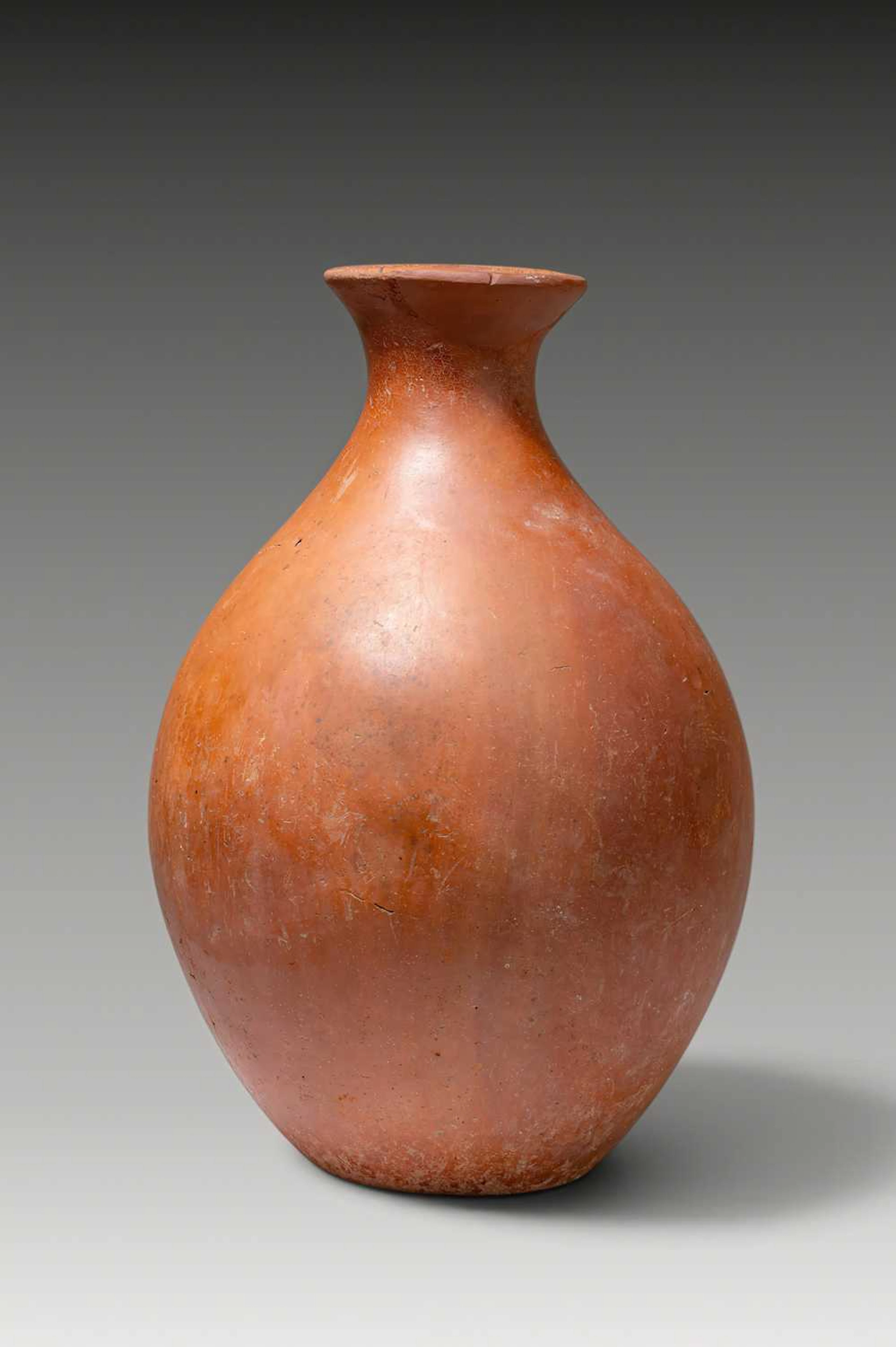 STUNNING EGYPTIAN NAQADA POLISHED FLASK