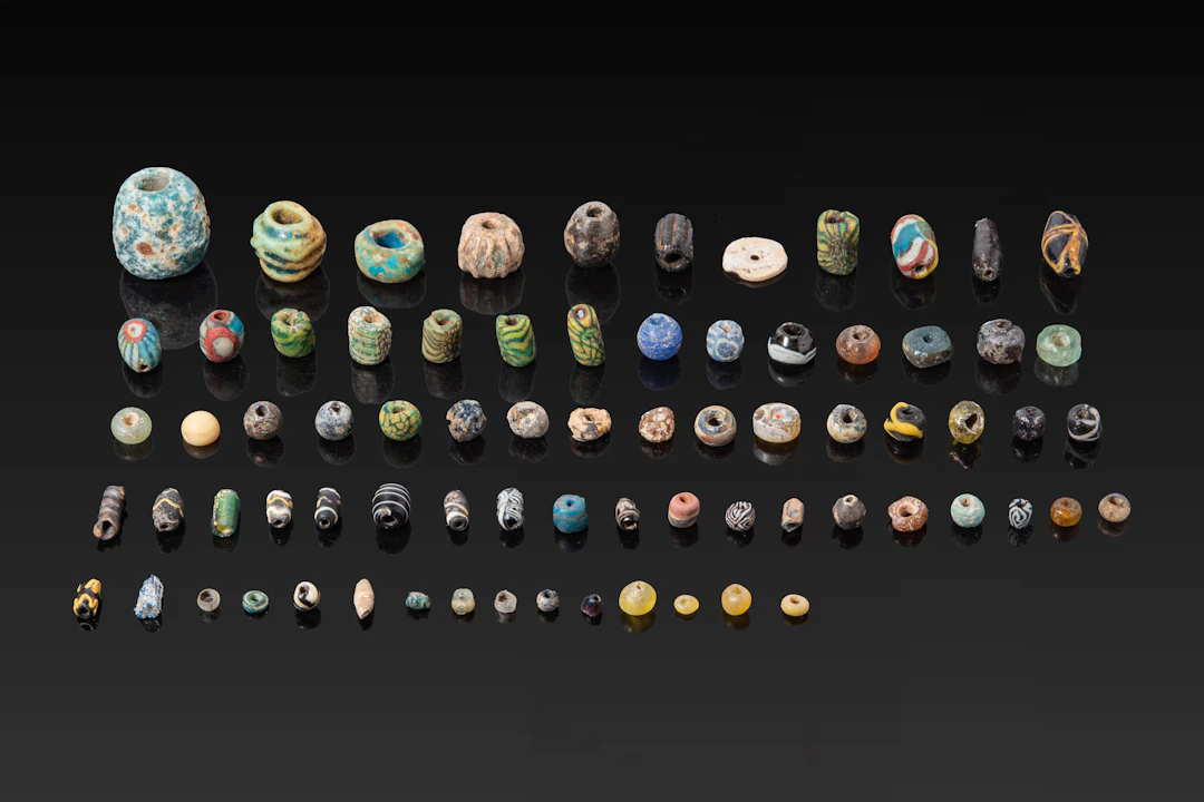 LARGE COLLECTION OF ROMANO-EGYPTIAN BEADS