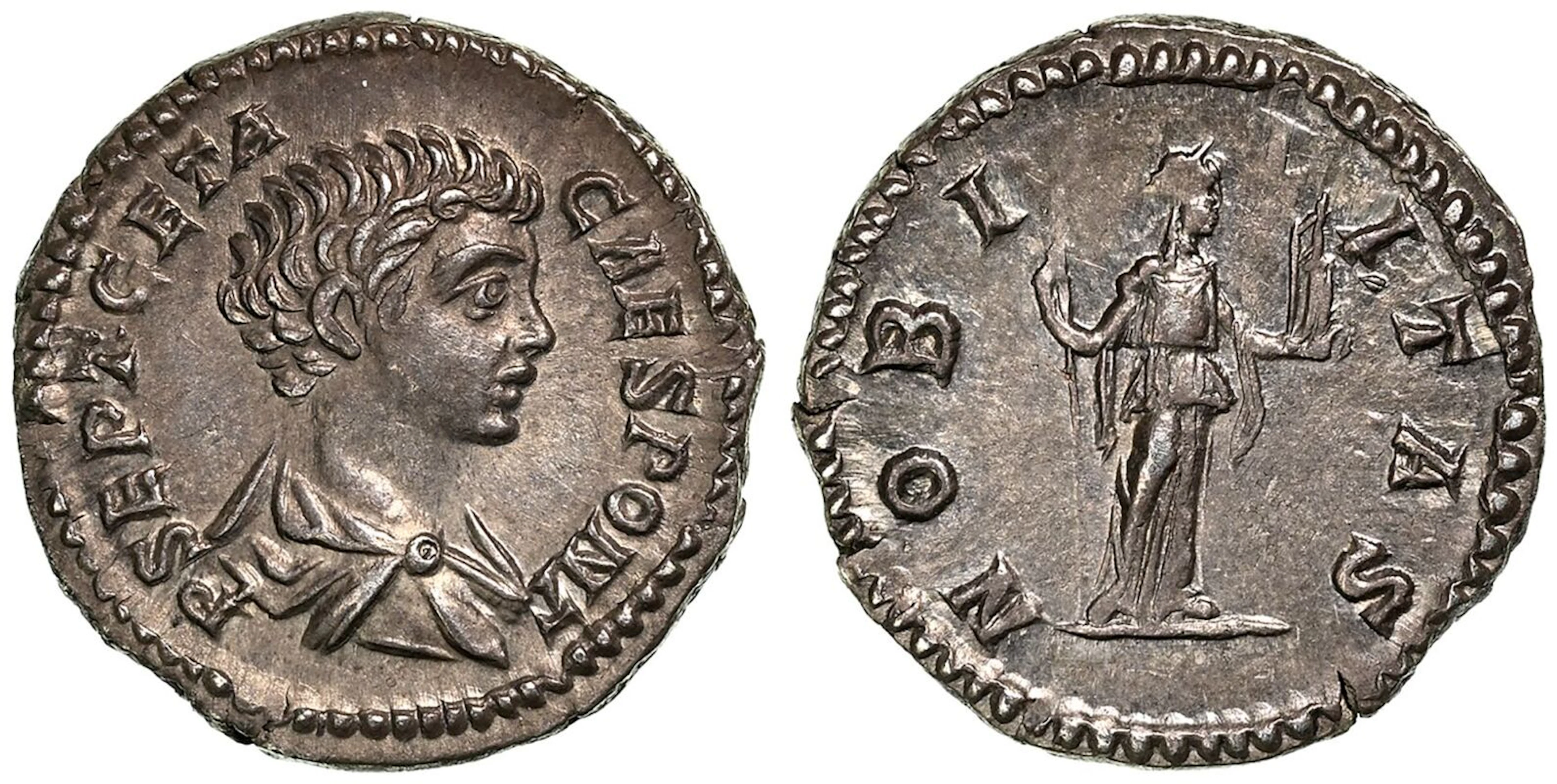 Geta (Caesar) AR Denarius