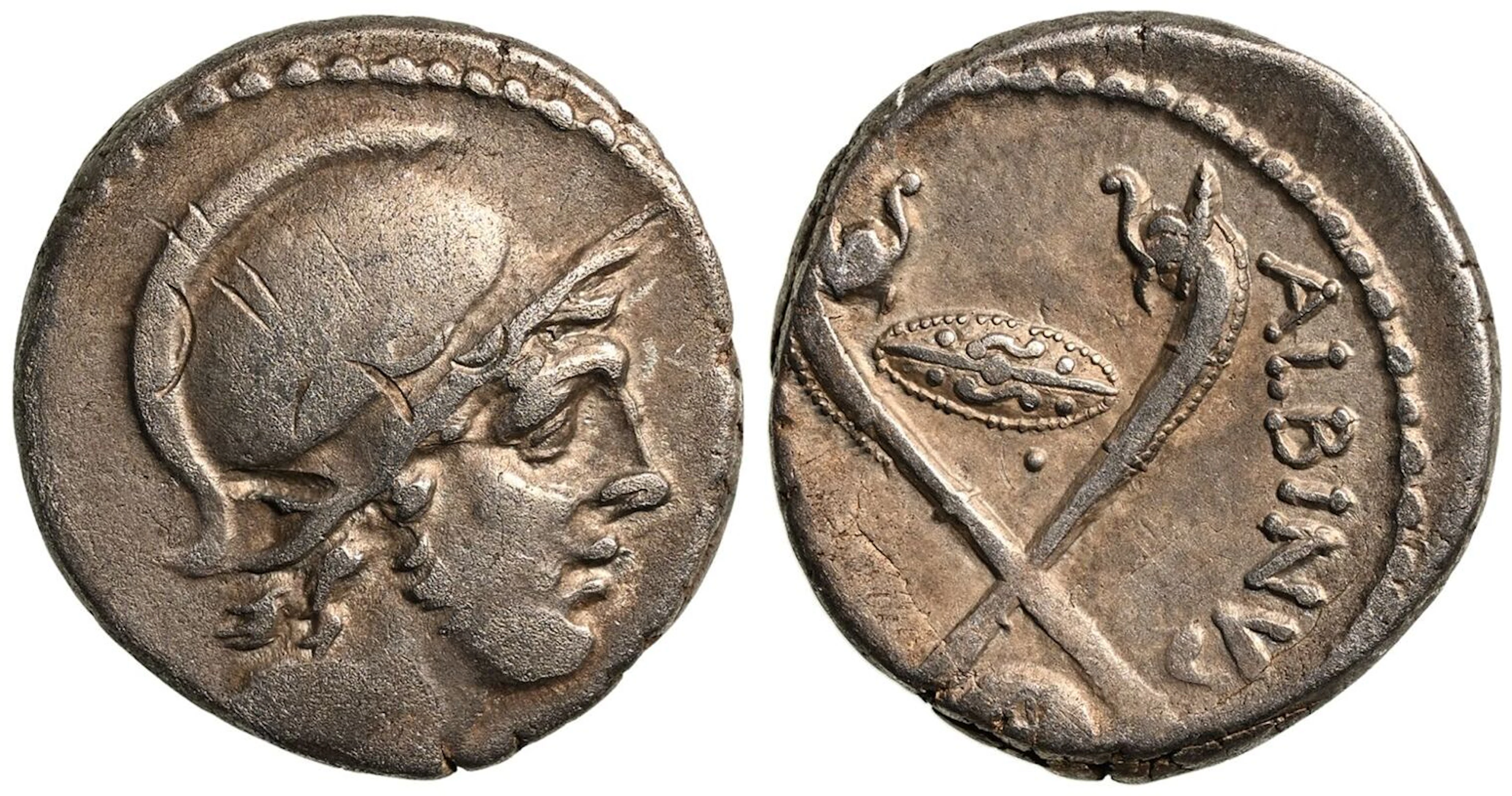 D. Iunius Brutus Albinus AR Denarius
