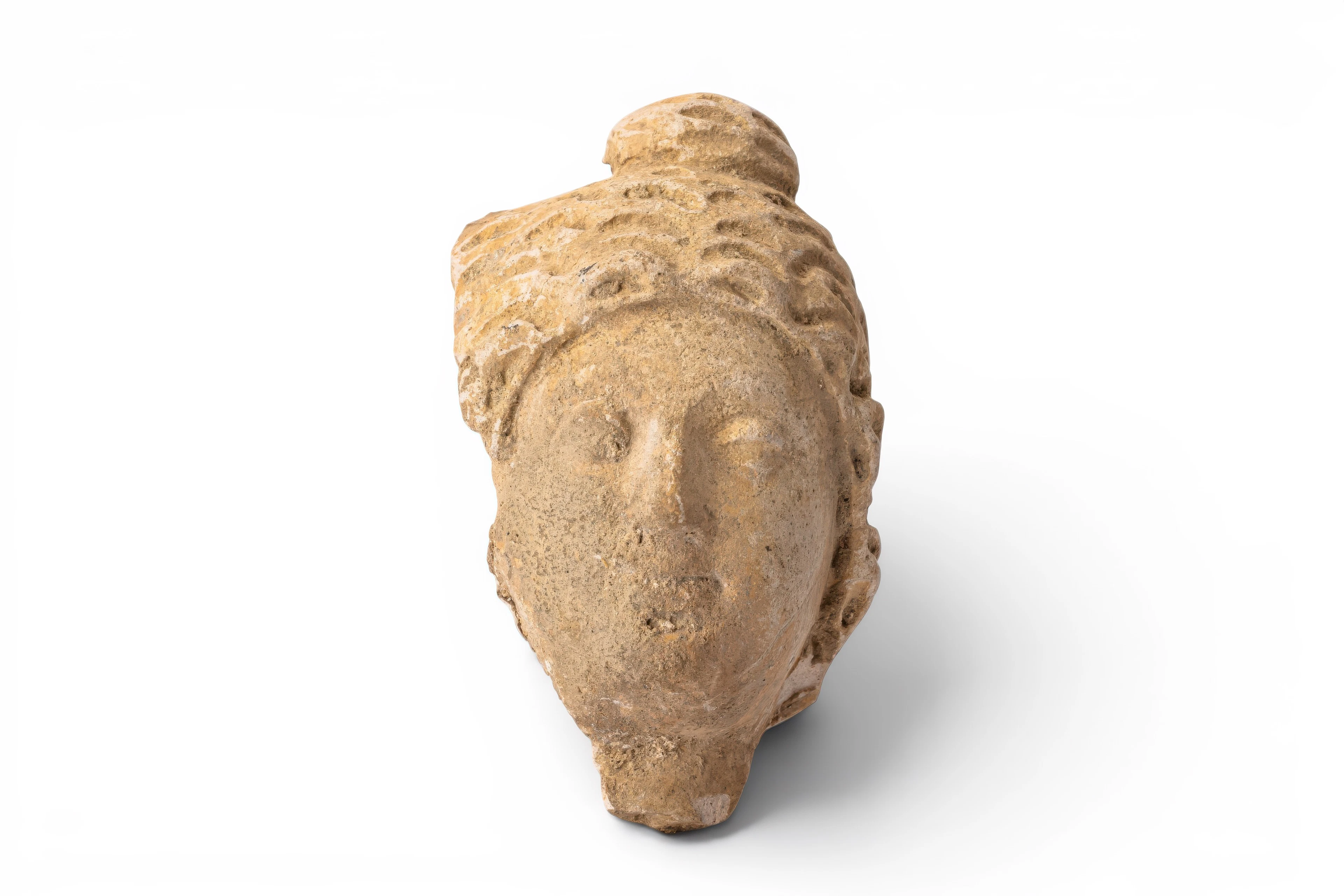 GANDHARAN STUCCO HEAD OF BUDDHA
