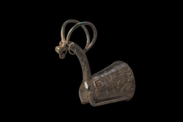 BRONZE AGE WHETSTONE WITH IBEX