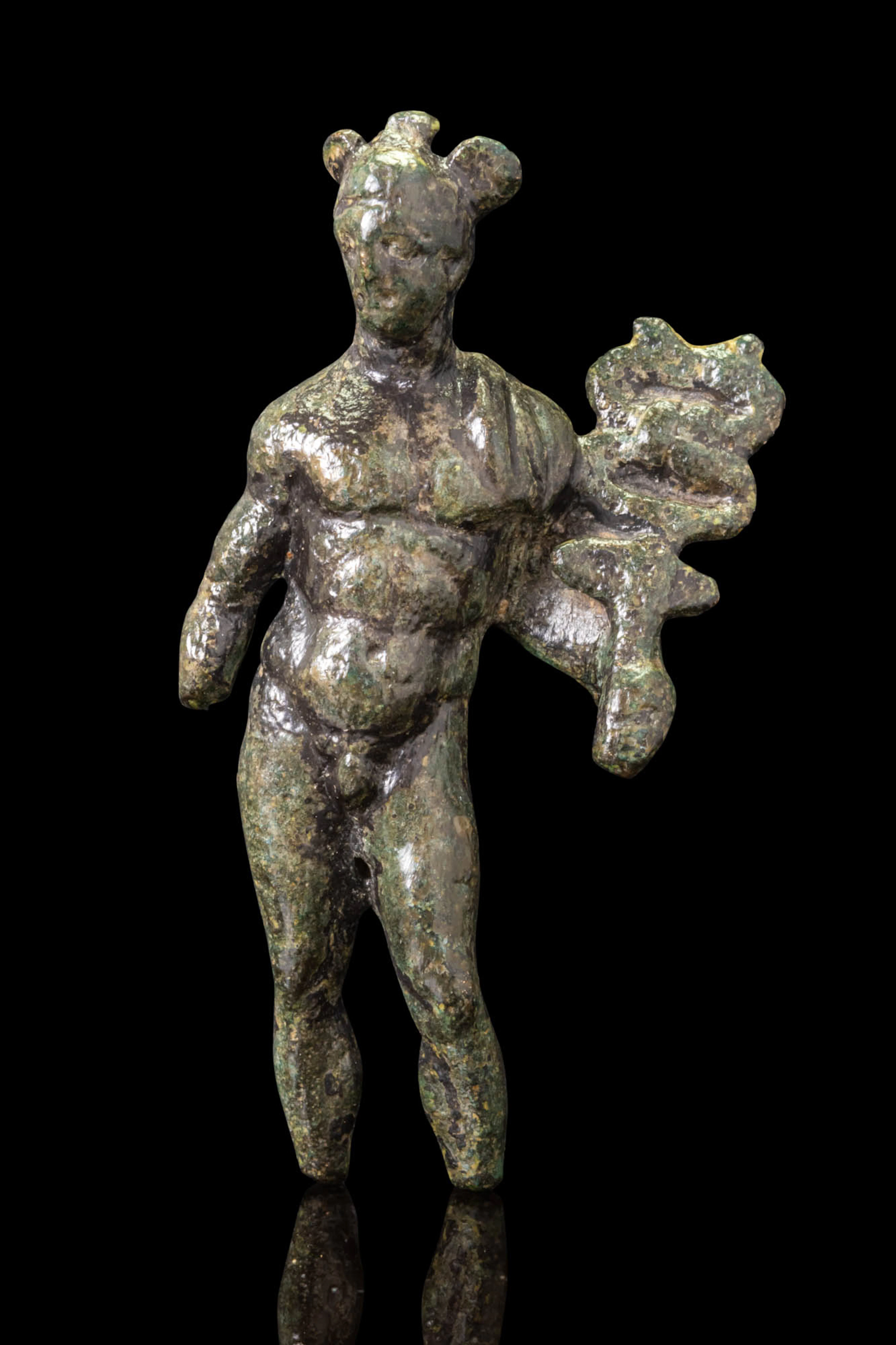 ROMAN BRONZE FIGURINE OF MERCURY