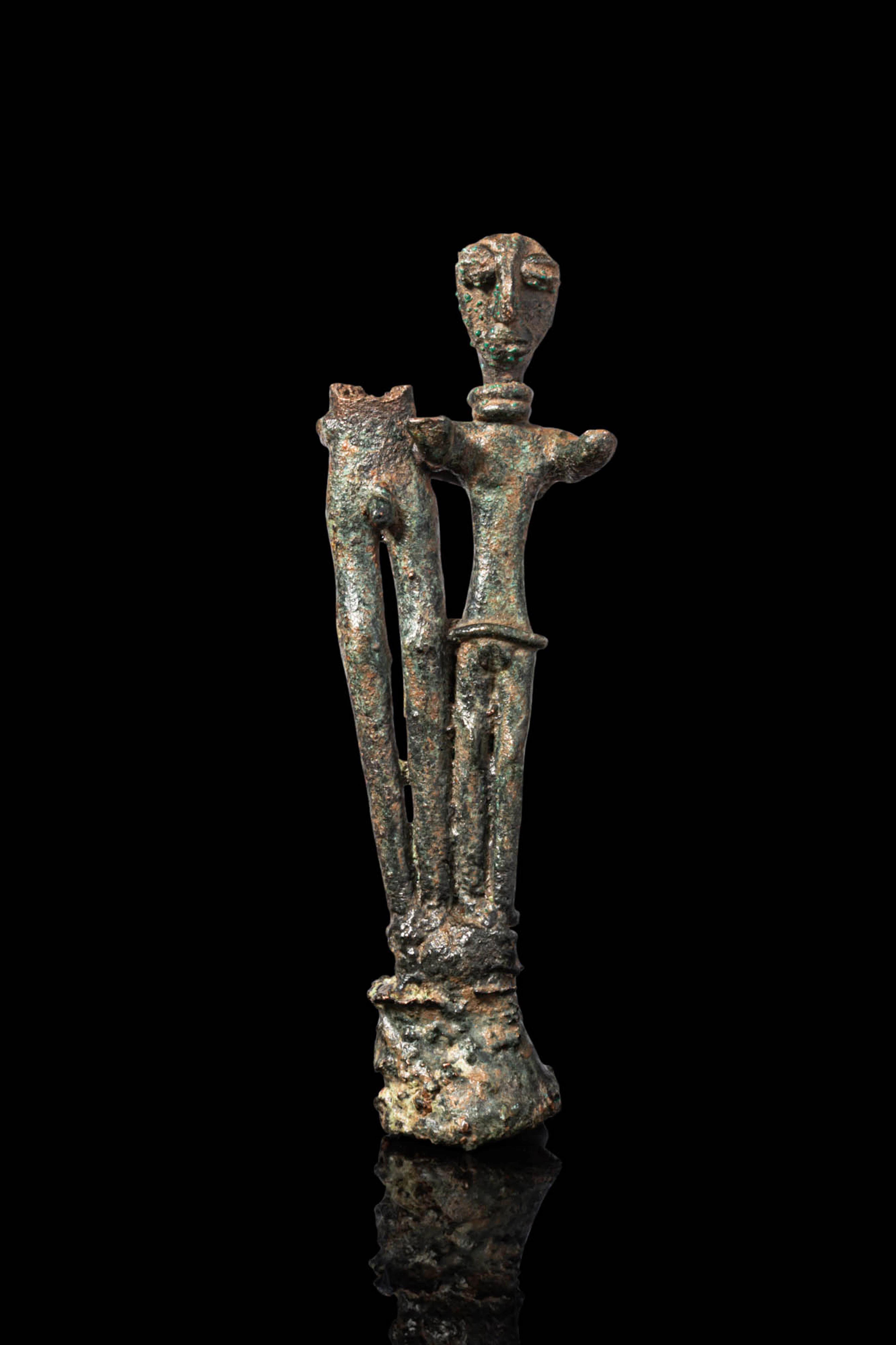 BRONZE AGE BRONZE DOUBLE IDOL
