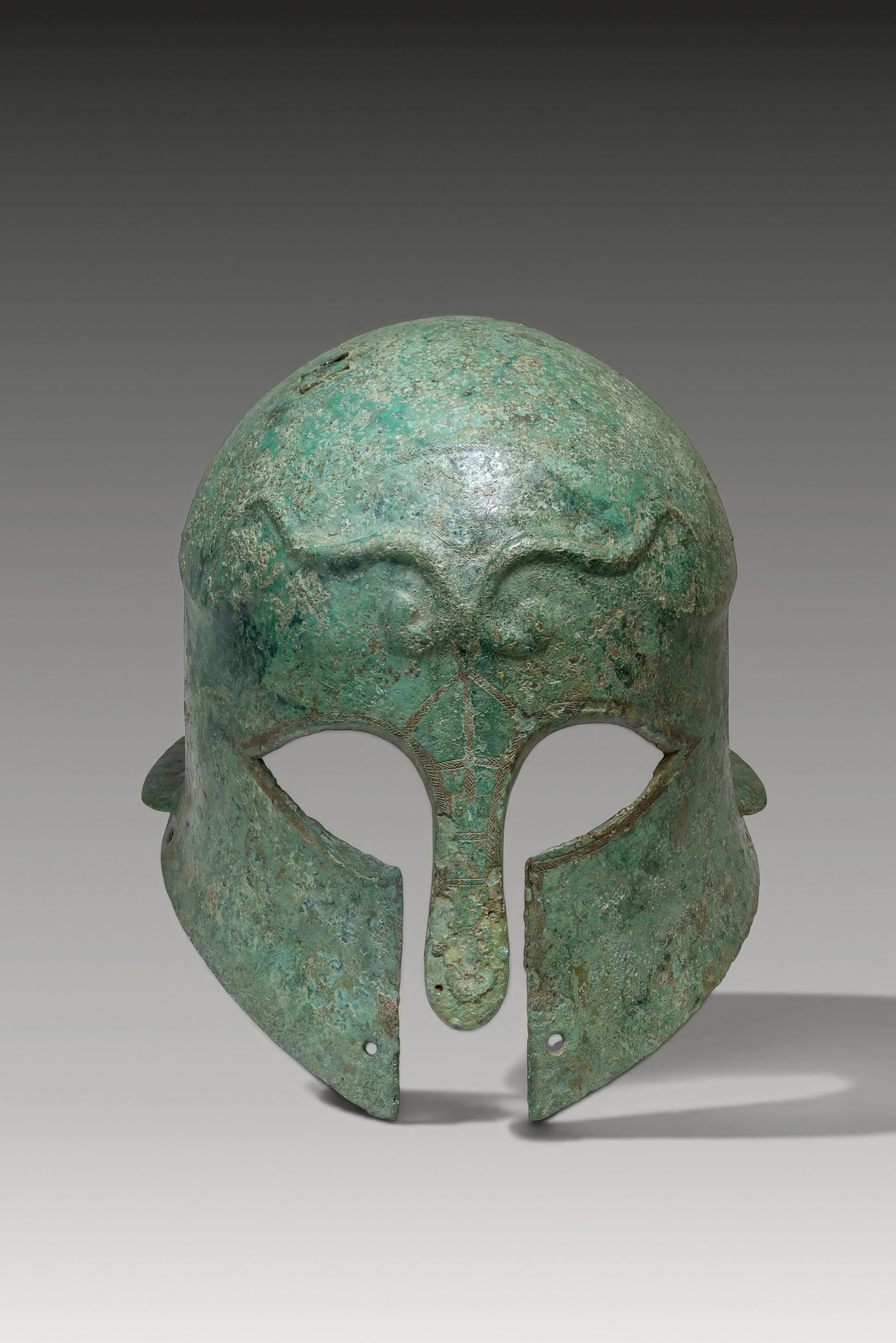 SUPERB CORINTHIAN BRONZE HELMET