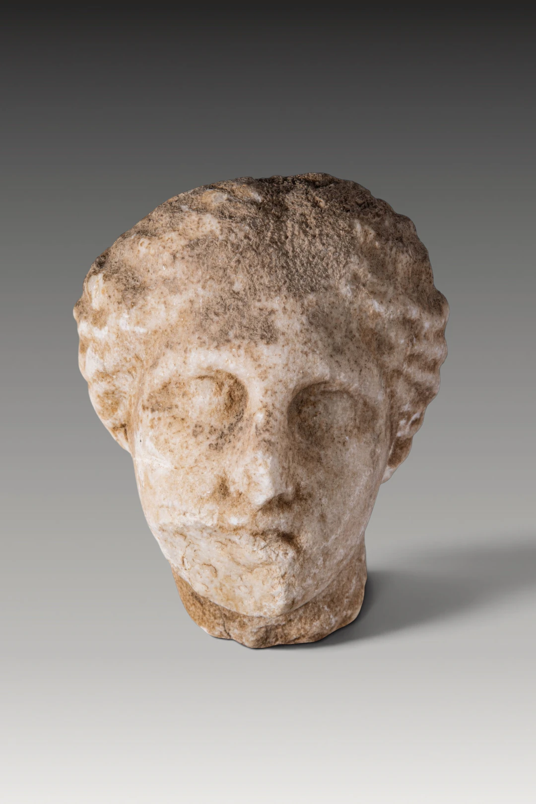 GREEK HELLENISTIC MARBLE HEAD OF APHRODITE