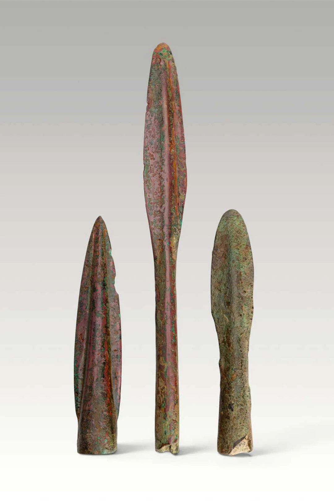 COLLECTION OF CELTIC BRONZE SPEARHEADS